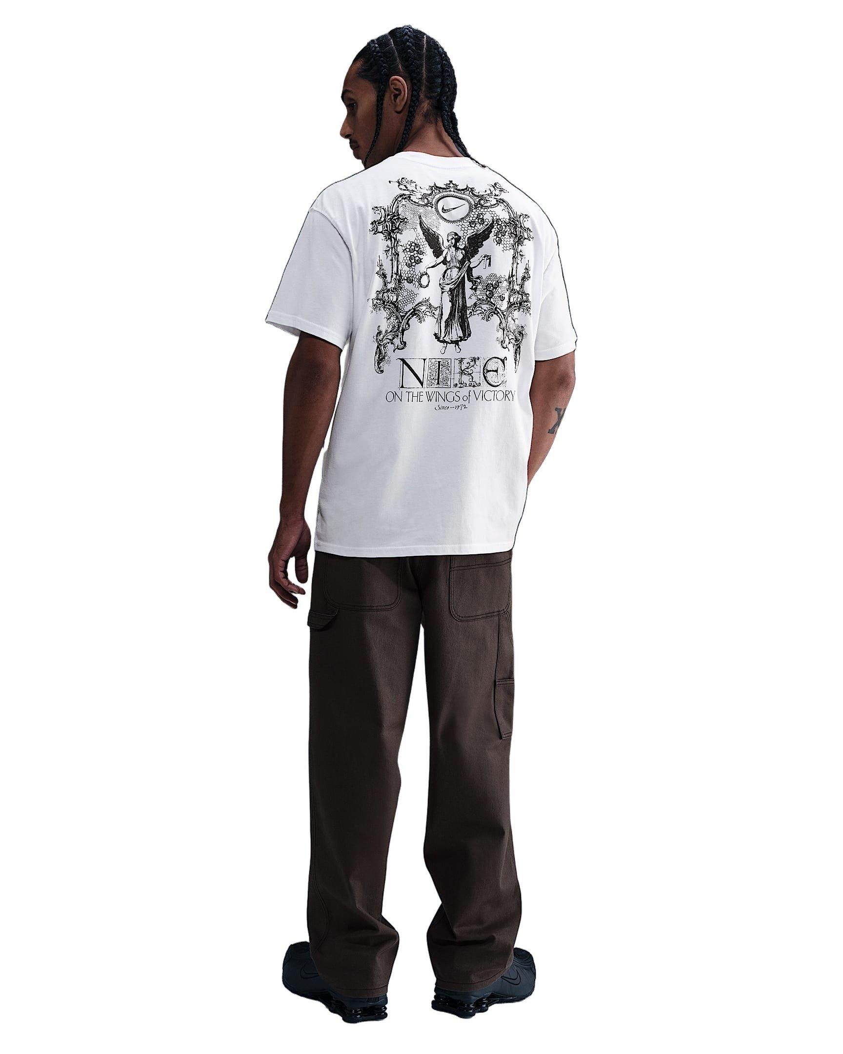 Nike Men's Sportswear Max90 OC Wings Victory T-Shirt - WHITE Thumbnail View 5