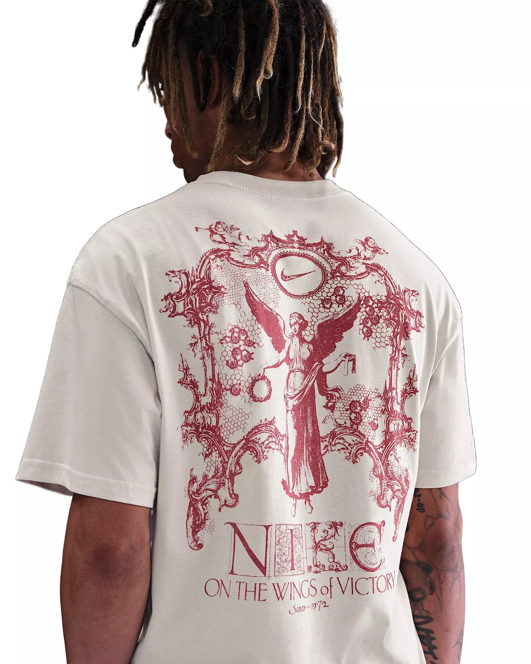 Nike Men's Sportswear Max90 OC Wings Victory T-Shirt - LT BROWN