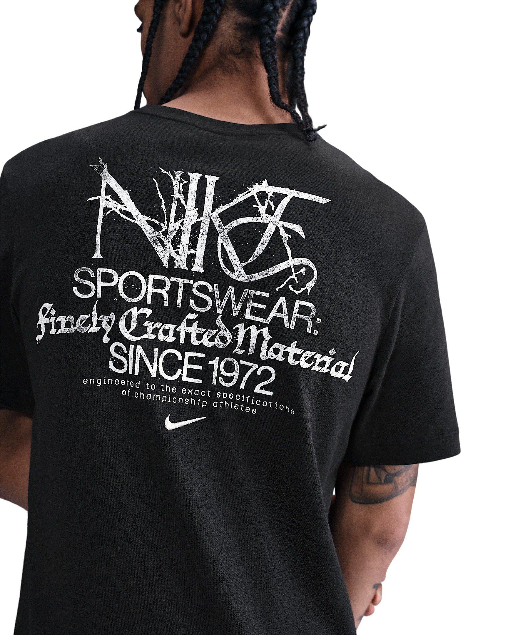 Nike Men's Sportswear OC Wing City T-Shirt - BLACK Thumbnail View 2