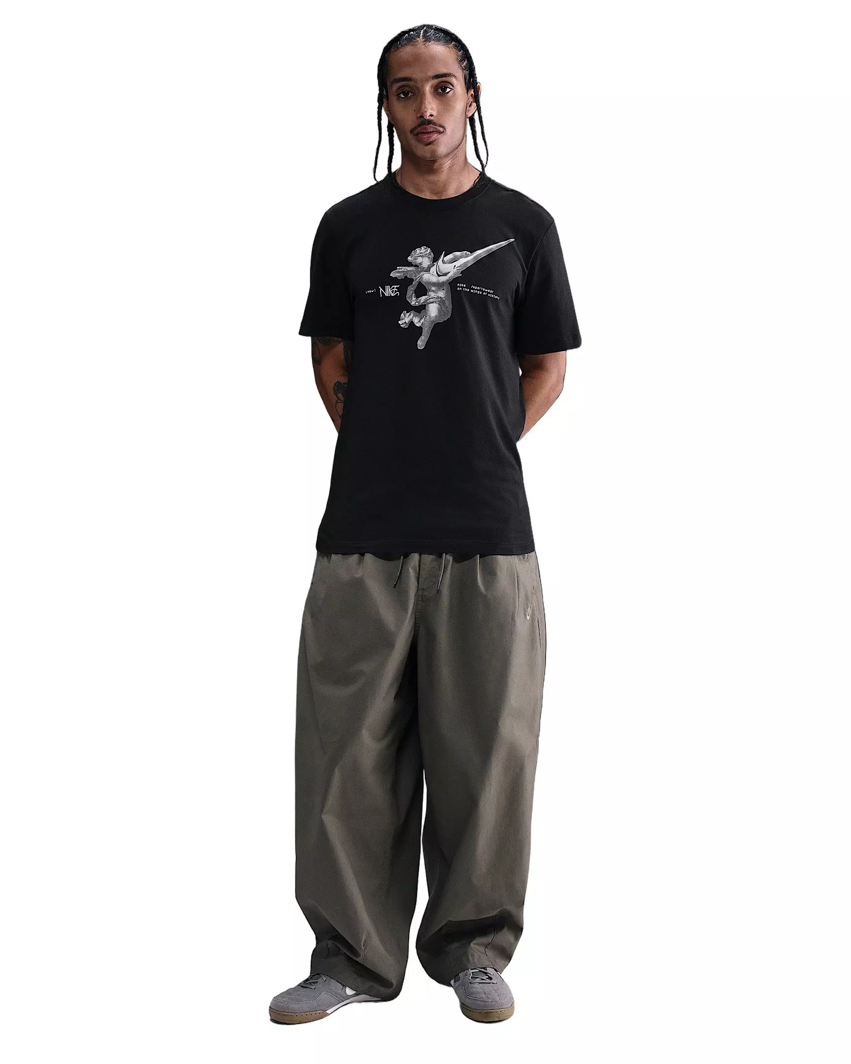 Nike Men's Sportswear OC Wing City T-Shirt - BLACK