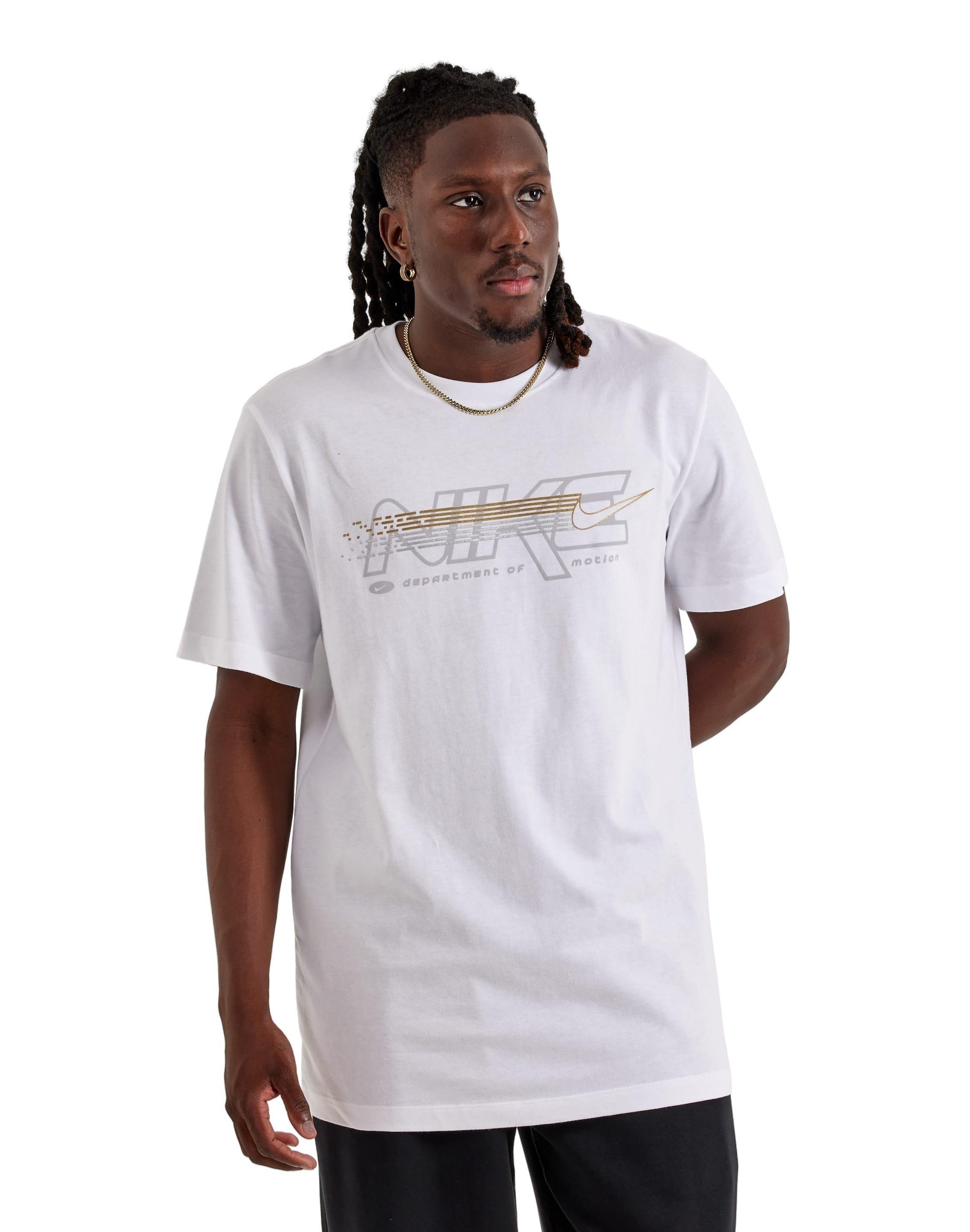 Nike Men's Sportswear Short-Sleeve Crew MM Tee - WHITE Thumbnail View 1