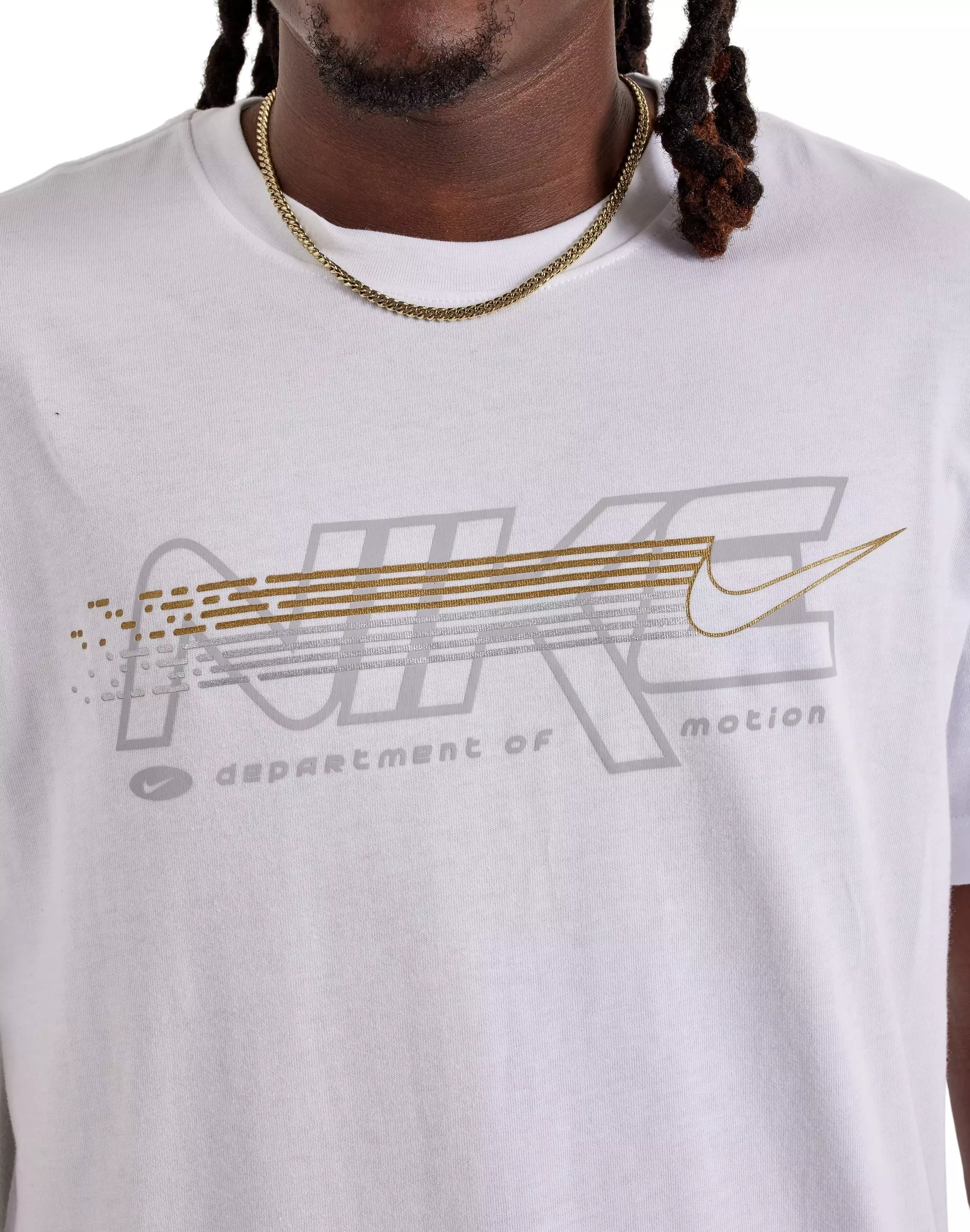 Nike Men's Sportswear Short-Sleeve Crew MM Tee - WHITE