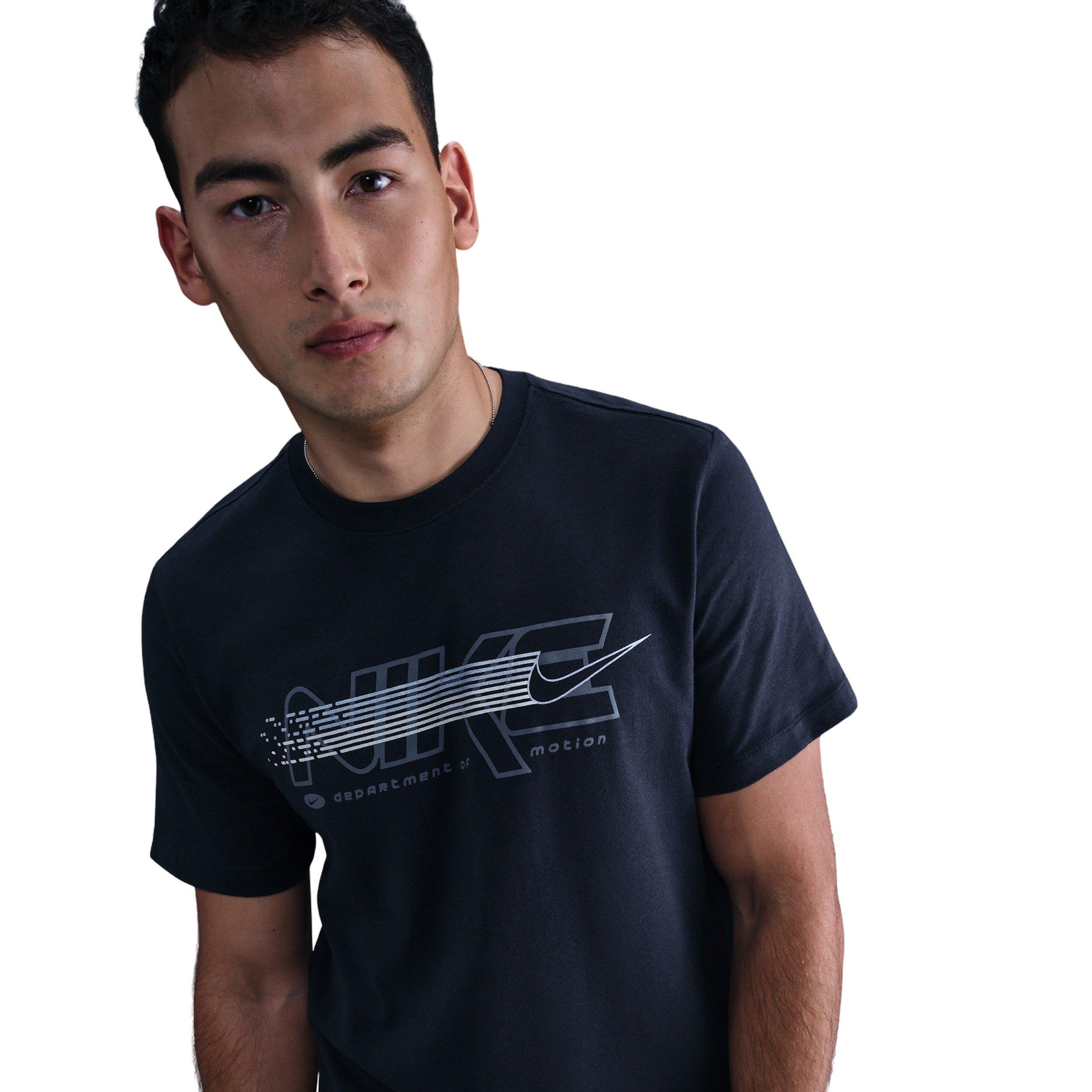 Nike Men's Sportswear Short-Sleeve Crew MM Tee - BLUE Thumbnail View 1