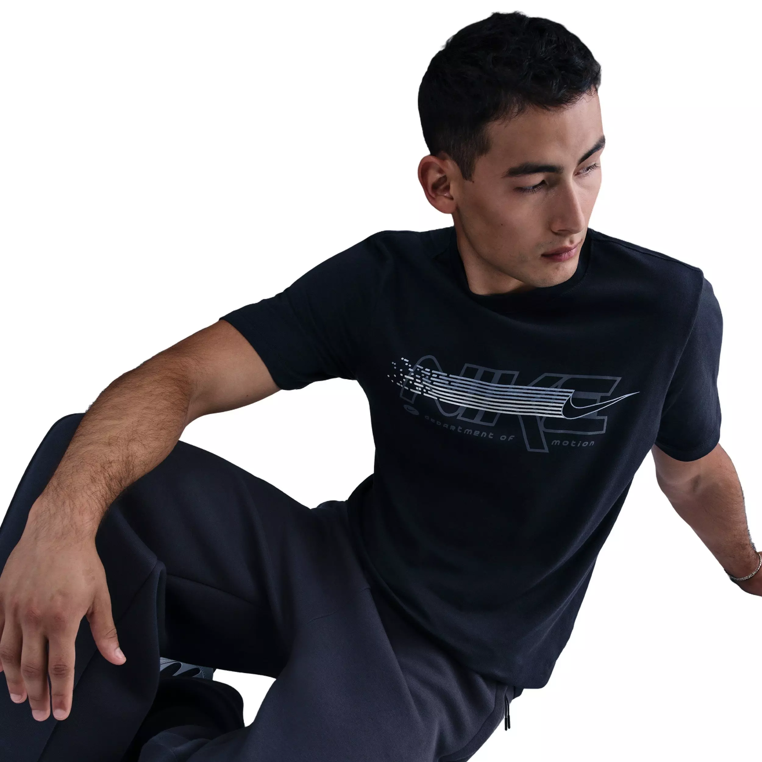 Nike Men's Sportswear Short-Sleeve Crew MM Tee - BLUE