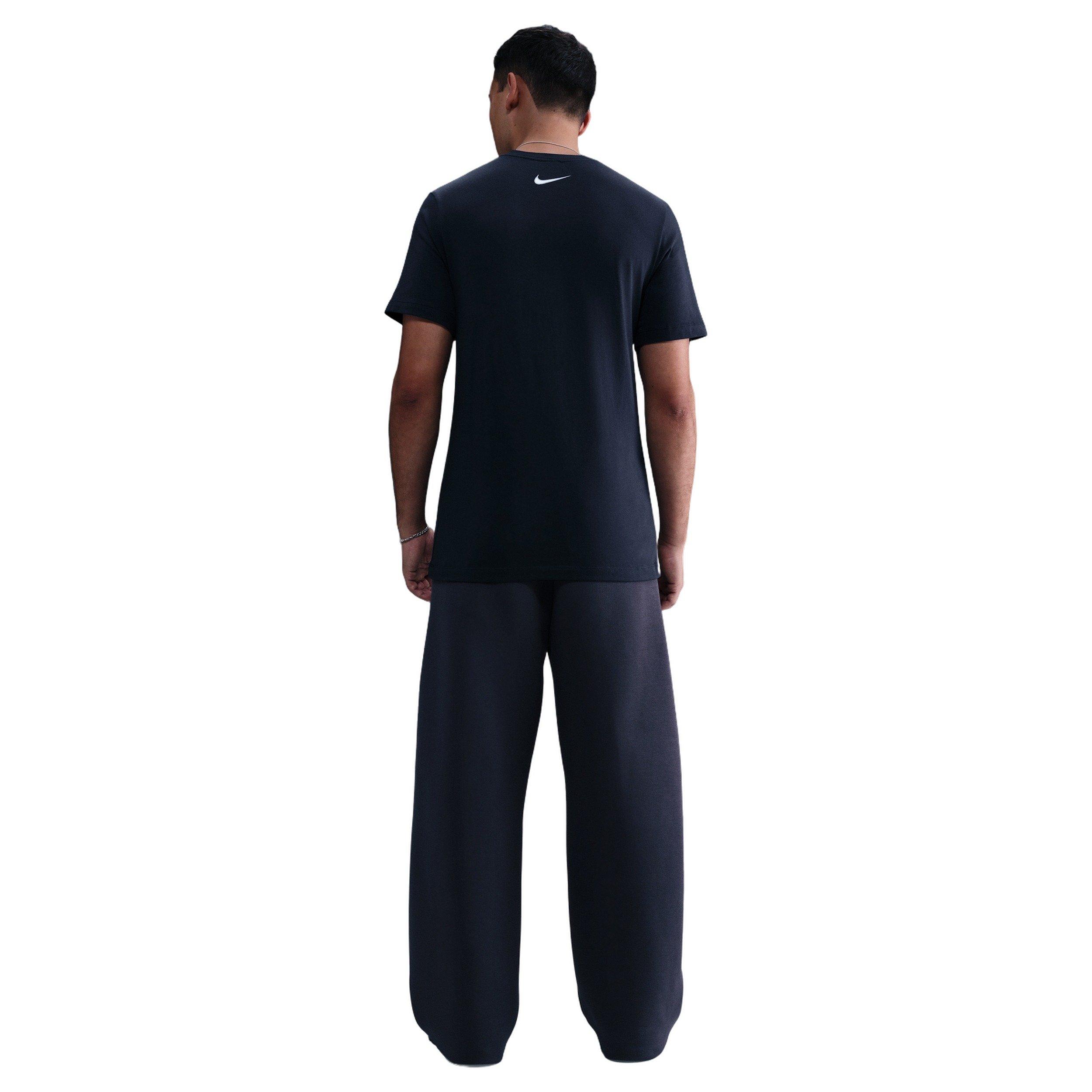 Nike Men's Sportswear Short-Sleeve Crew MM Tee - BLUE Thumbnail View 5