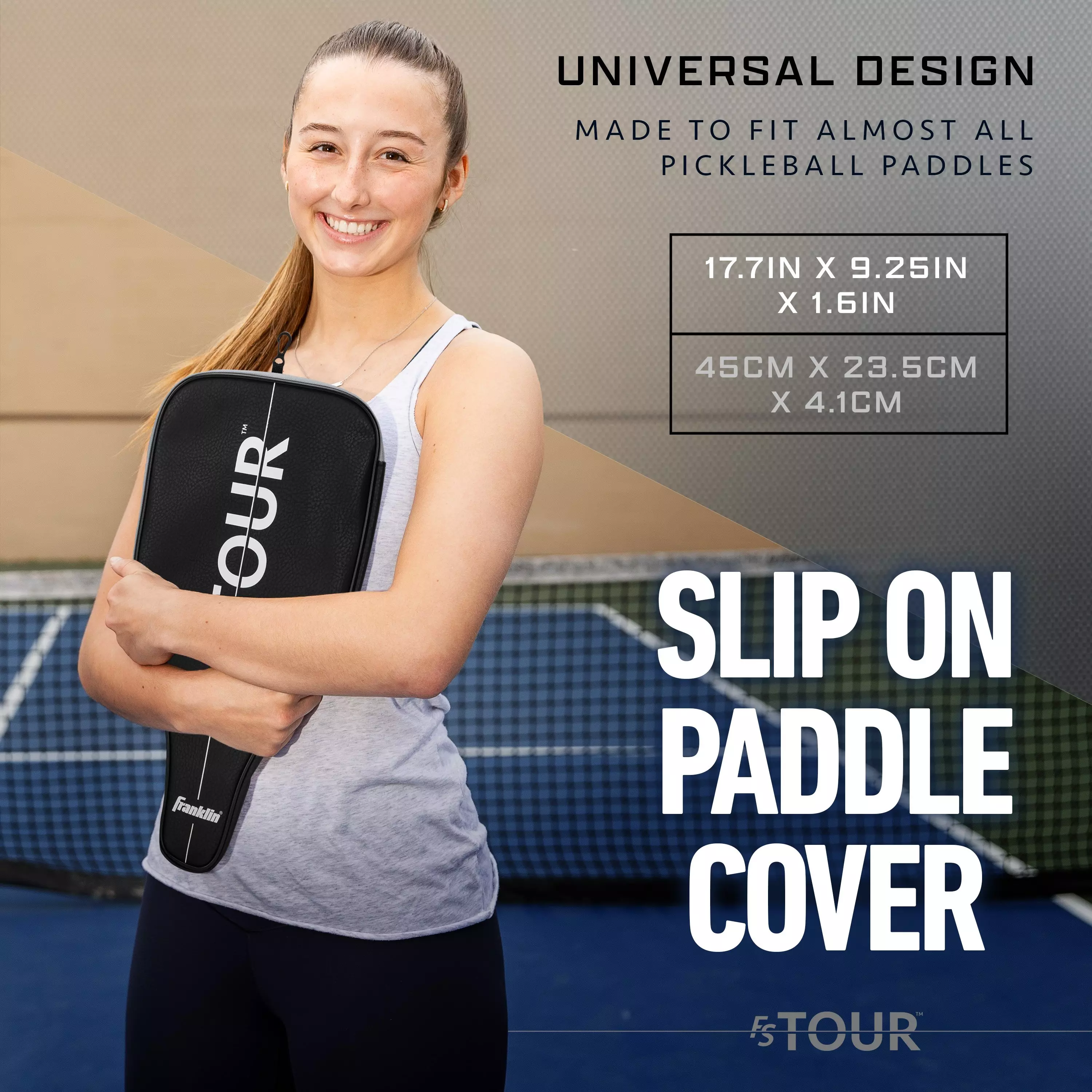 Franklin Sports Tour Series Paddle Bag - Black - BLACK