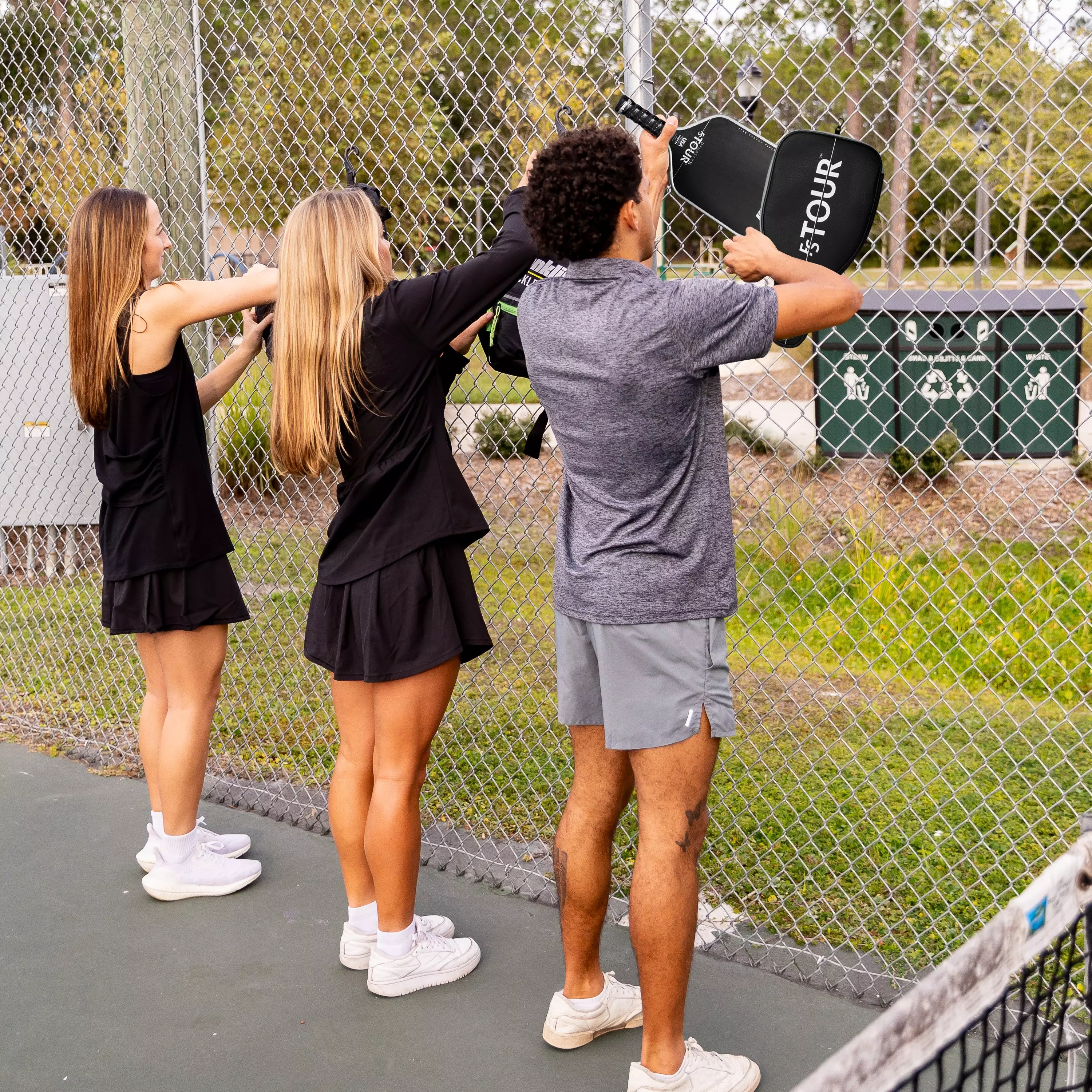 Franklin Sports Tour Series Paddle Bag - Black - BLACK