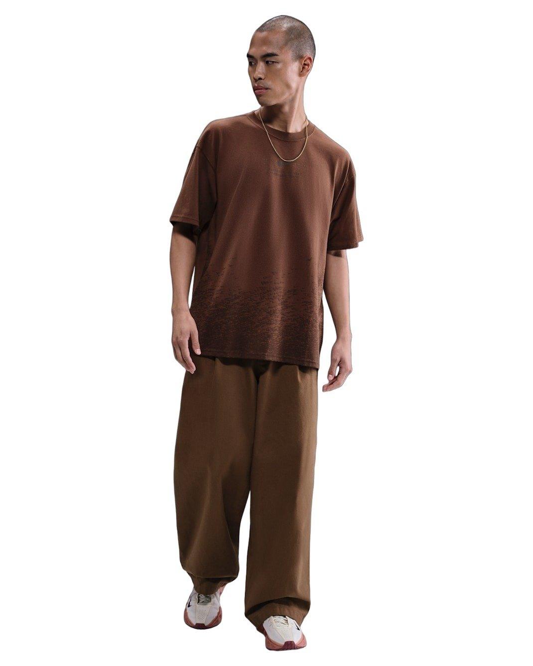 Nike Men's Sportswear Max90 Ski T-Shirt - BROWN Thumbnail View 4