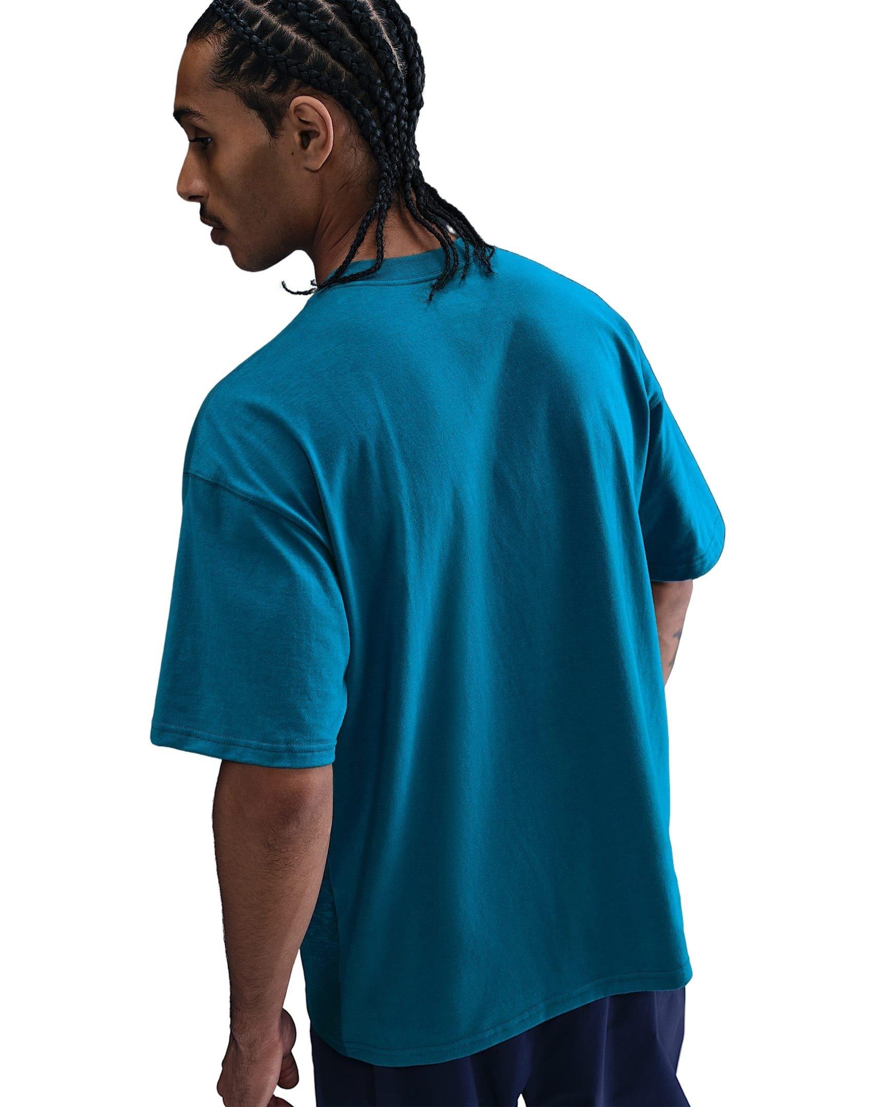 Nike Men's Sportswear Max90 Ski T-Shirt - GREEN/NAVY Thumbnail View 2