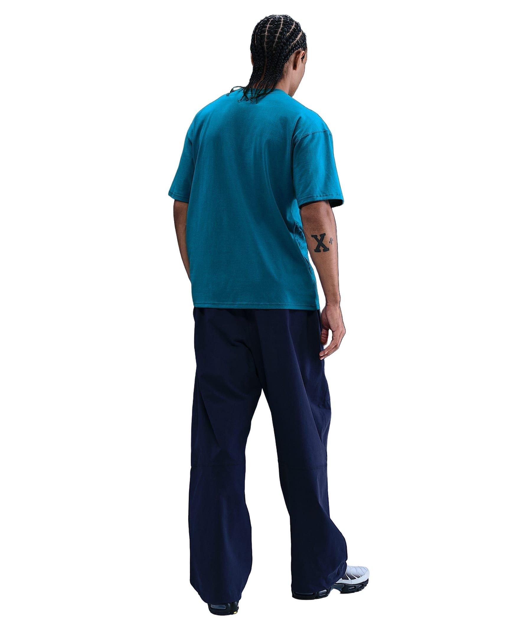 Nike Men's Sportswear Max90 Ski T-Shirt - GREEN/NAVY Thumbnail View 5