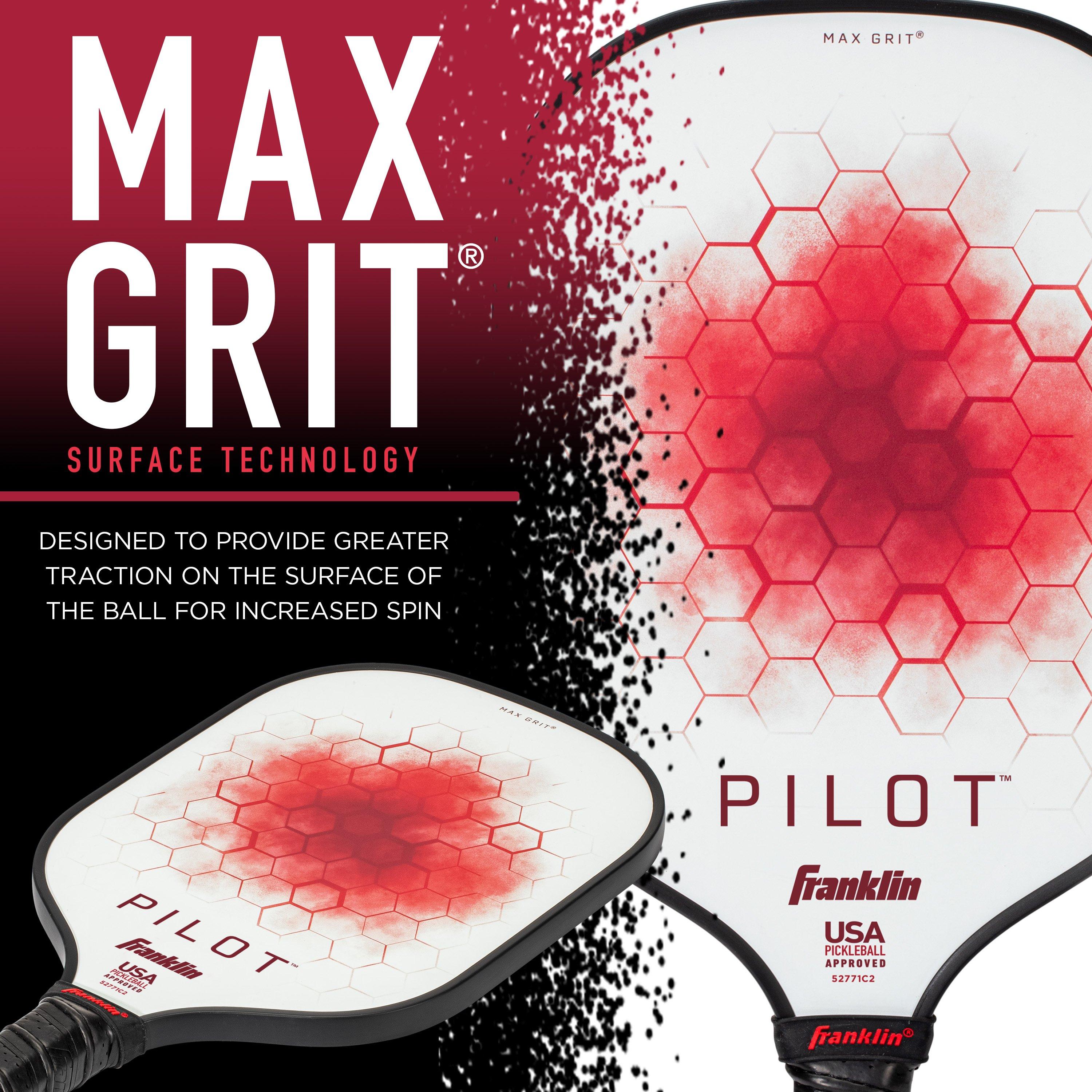 Franklin Sports Pilot 2 Player Paddle and Ball Set - Blue/Red - BLUE/RED Thumbnail View 6