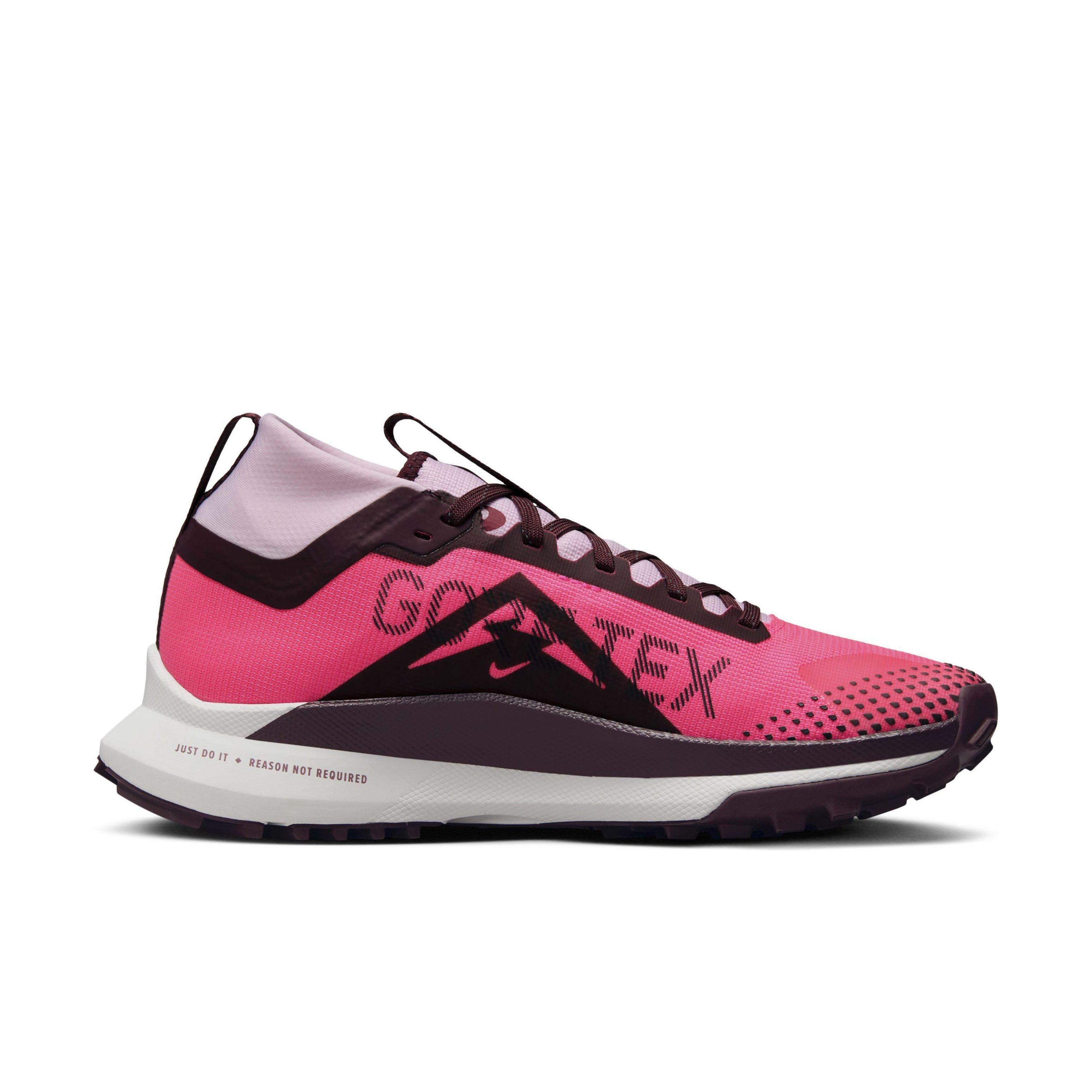 Nike Pegasus Trail 4 GORE-TEX "Hyper Pink/Burgundy Crush/Team Red" Women's Trail Running Shoe - PINK/BURGUNDY/RED Thumbnail View 1