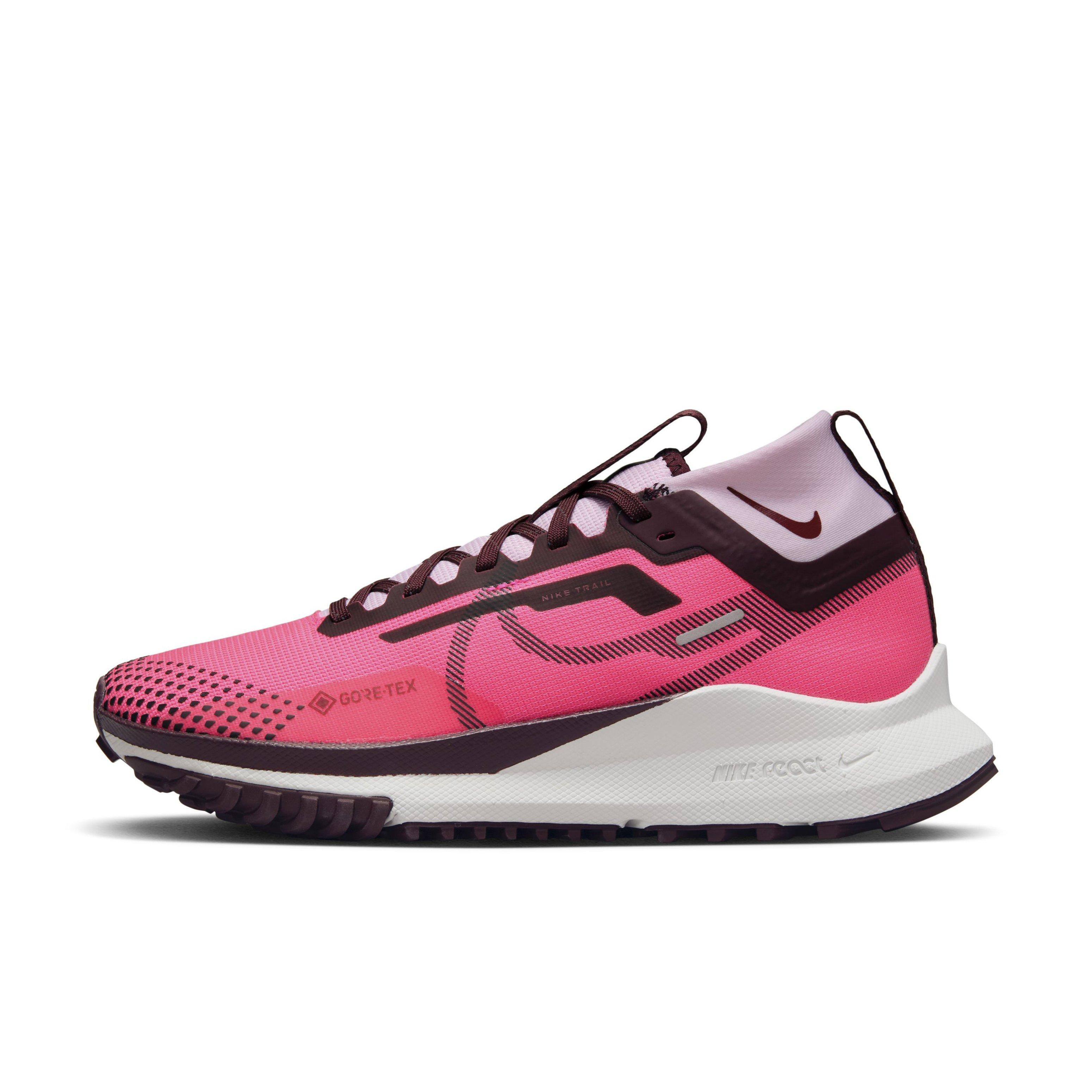 Nike Pegasus Trail 4 GORE-TEX "Hyper Pink/Burgundy Crush/Team Red" Women's Trail Running Shoe - PINK/BURGUNDY/RED Thumbnail View 2