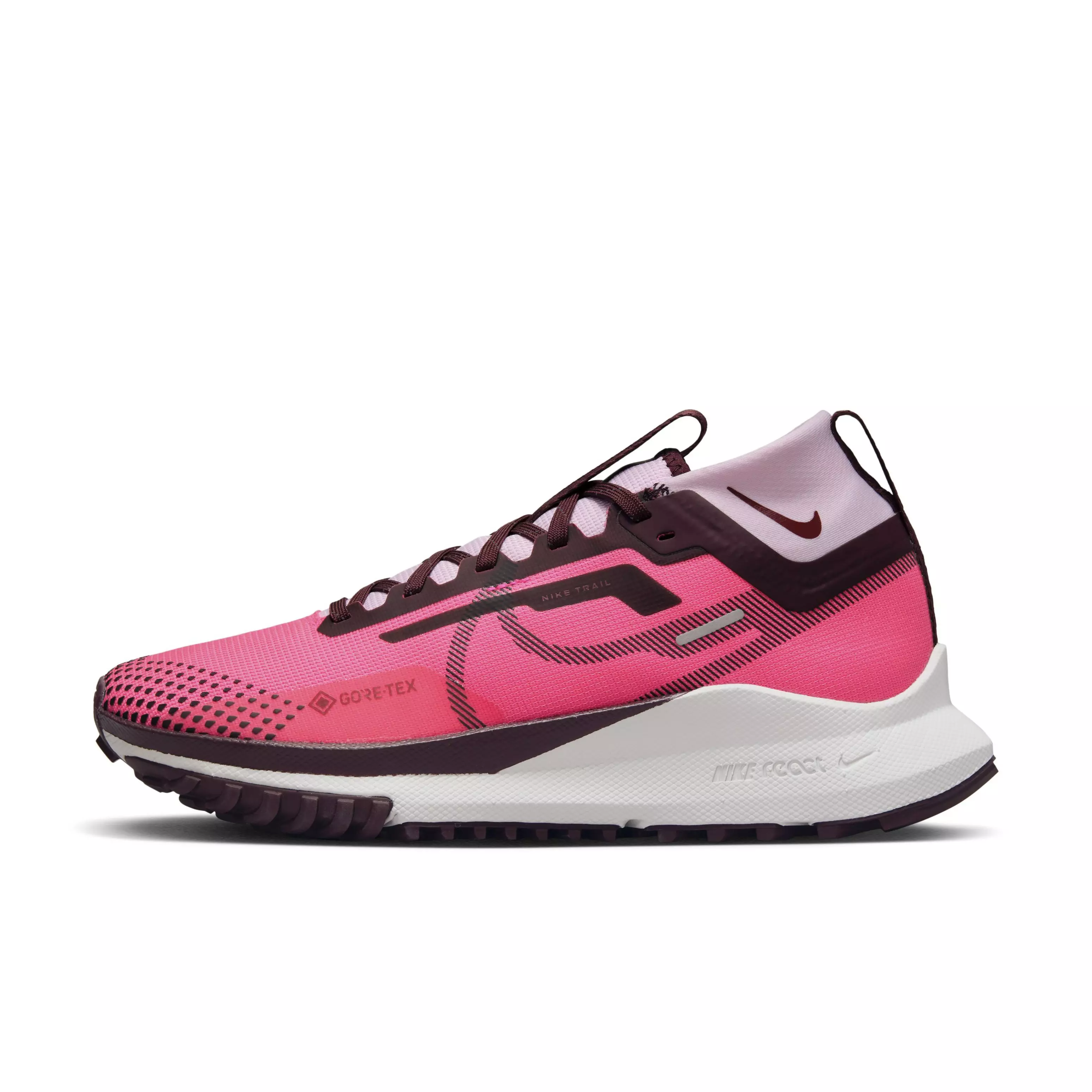 Nike Pegasus Trail 4 GORE-TEX "Hyper Pink/Burgundy Crush/Team Red" Women's Trail Running Shoe - PINK/BURGUNDY/RED