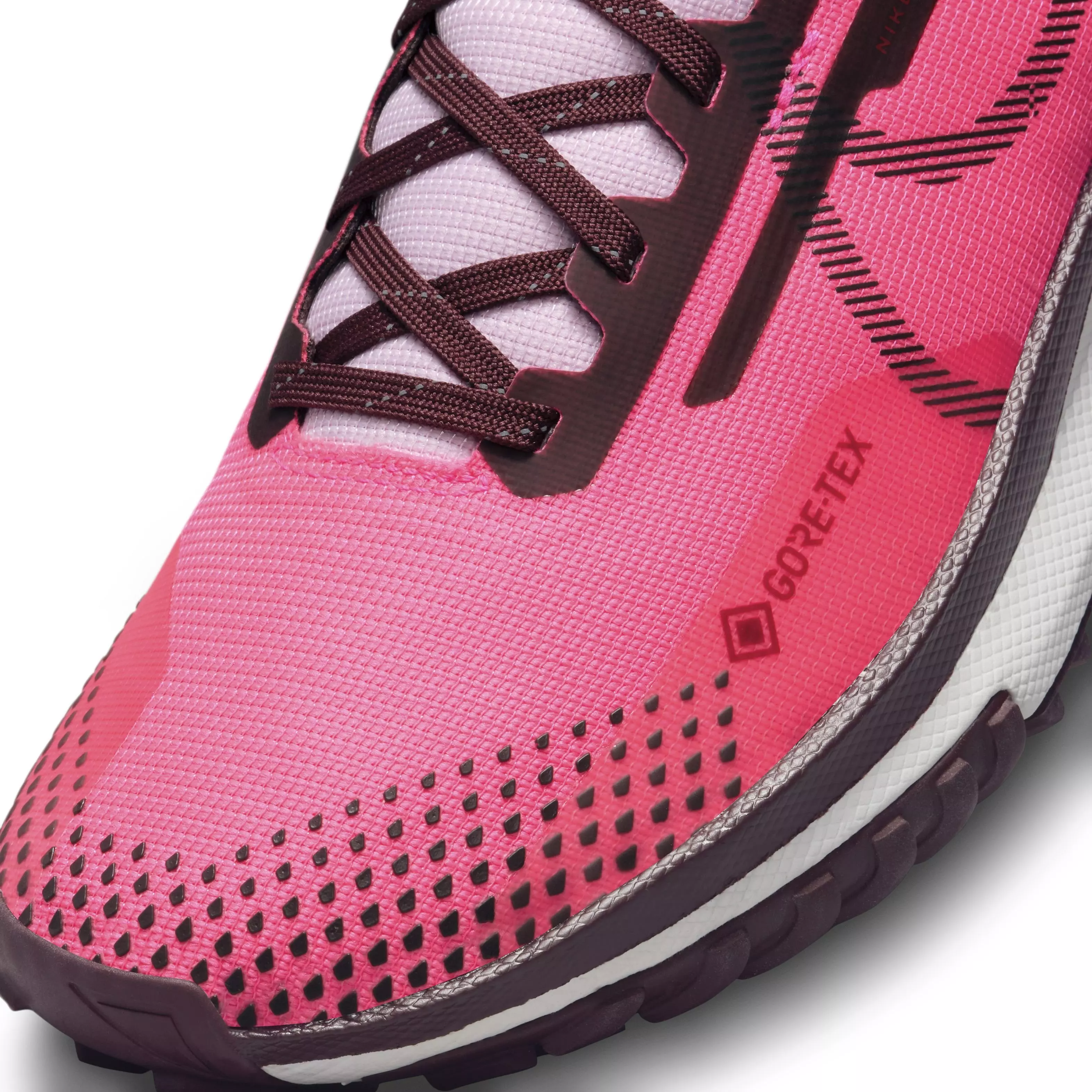 Nike Pegasus Trail 4 GORE-TEX "Hyper Pink/Burgundy Crush/Team Red" Women's Trail Running Shoe - PINK/BURGUNDY/RED