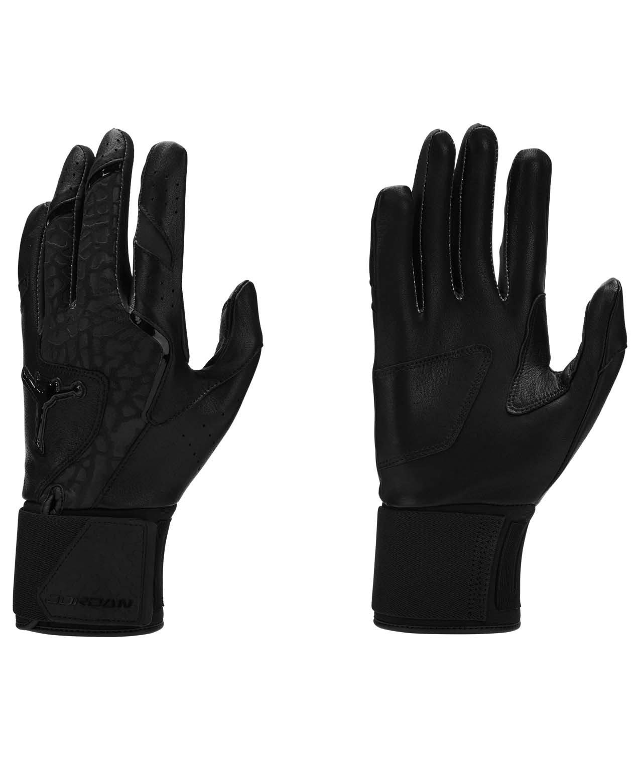 Jordan Legend Long-Cuff Batting Gloves - Black - BLACK