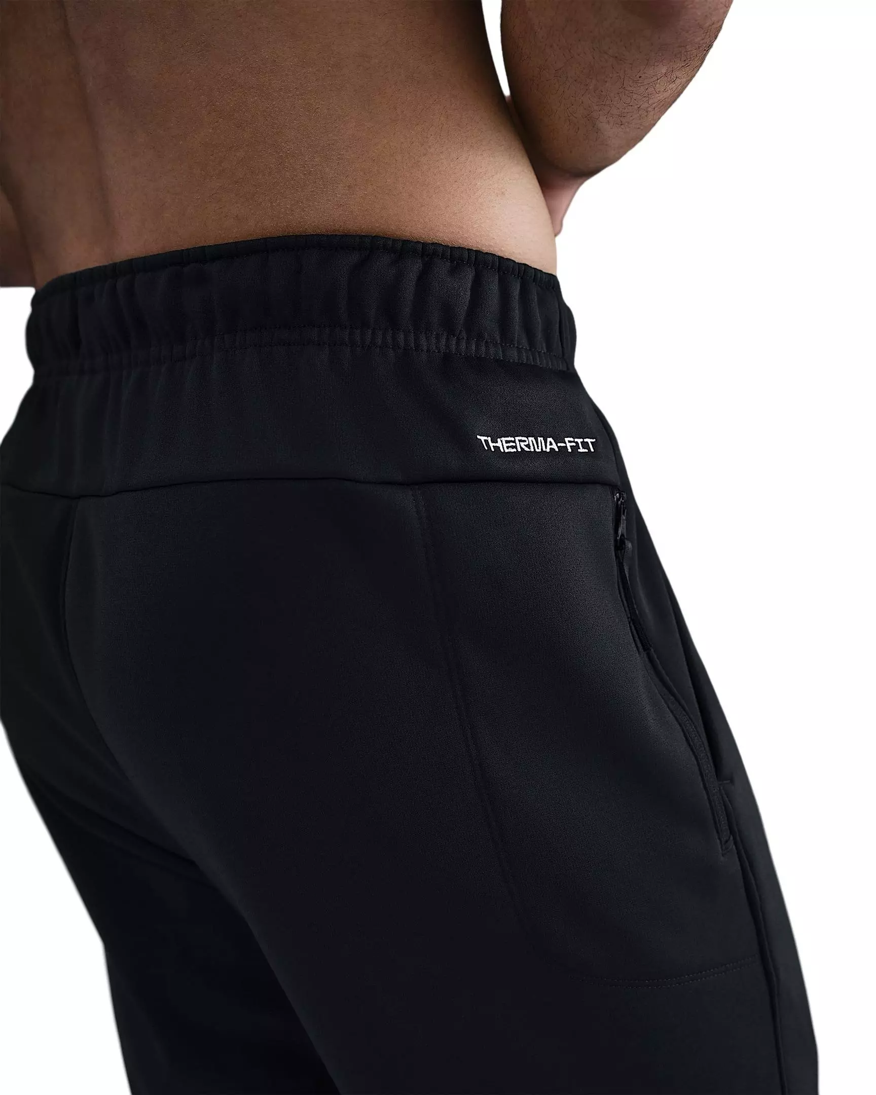 Nike Men's Therma-FIT Fleece Graphic Joggers - BLACK