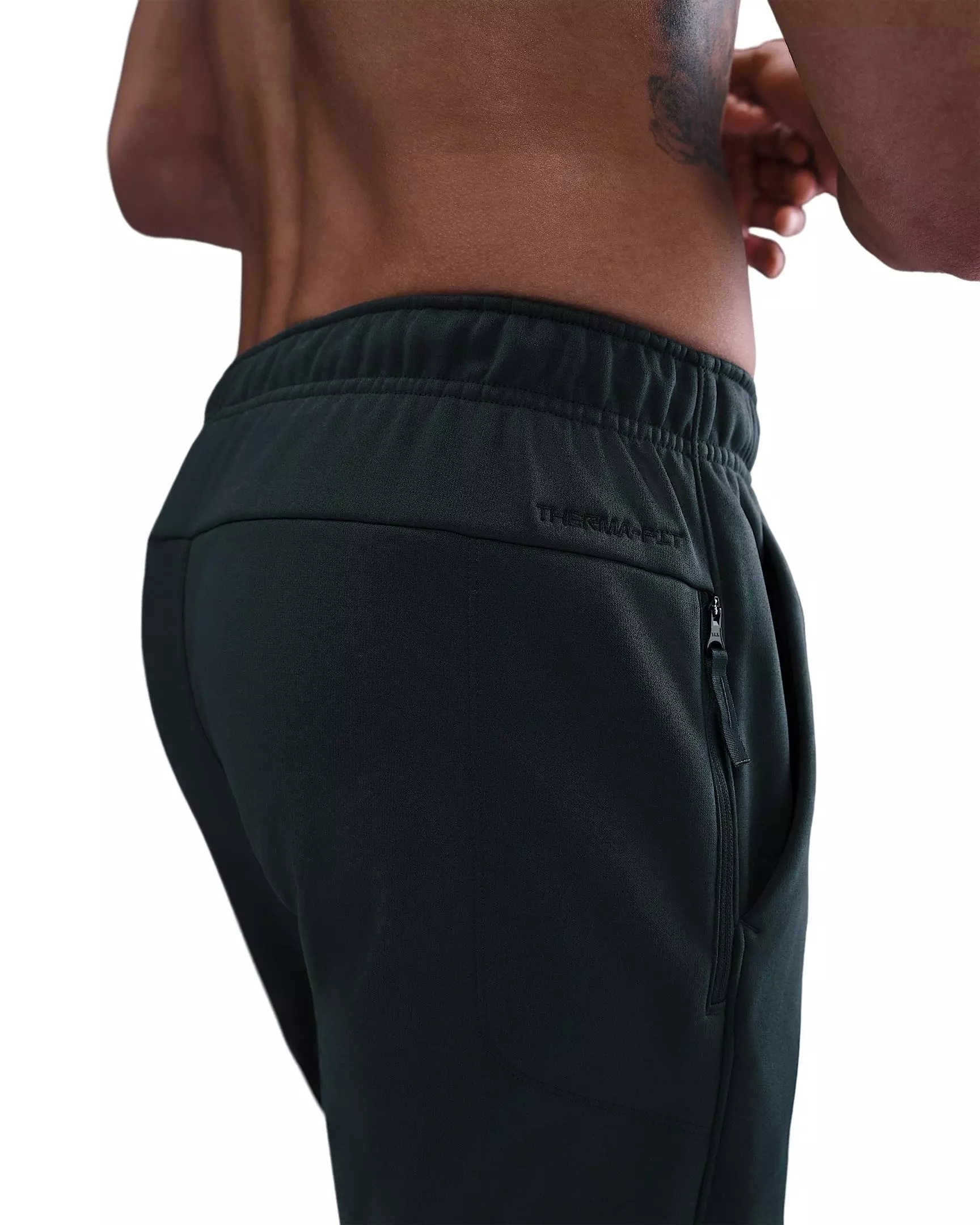 Nike Men's Therma-FIT Fleece Graphic Joggers - SEAWEED GREEN