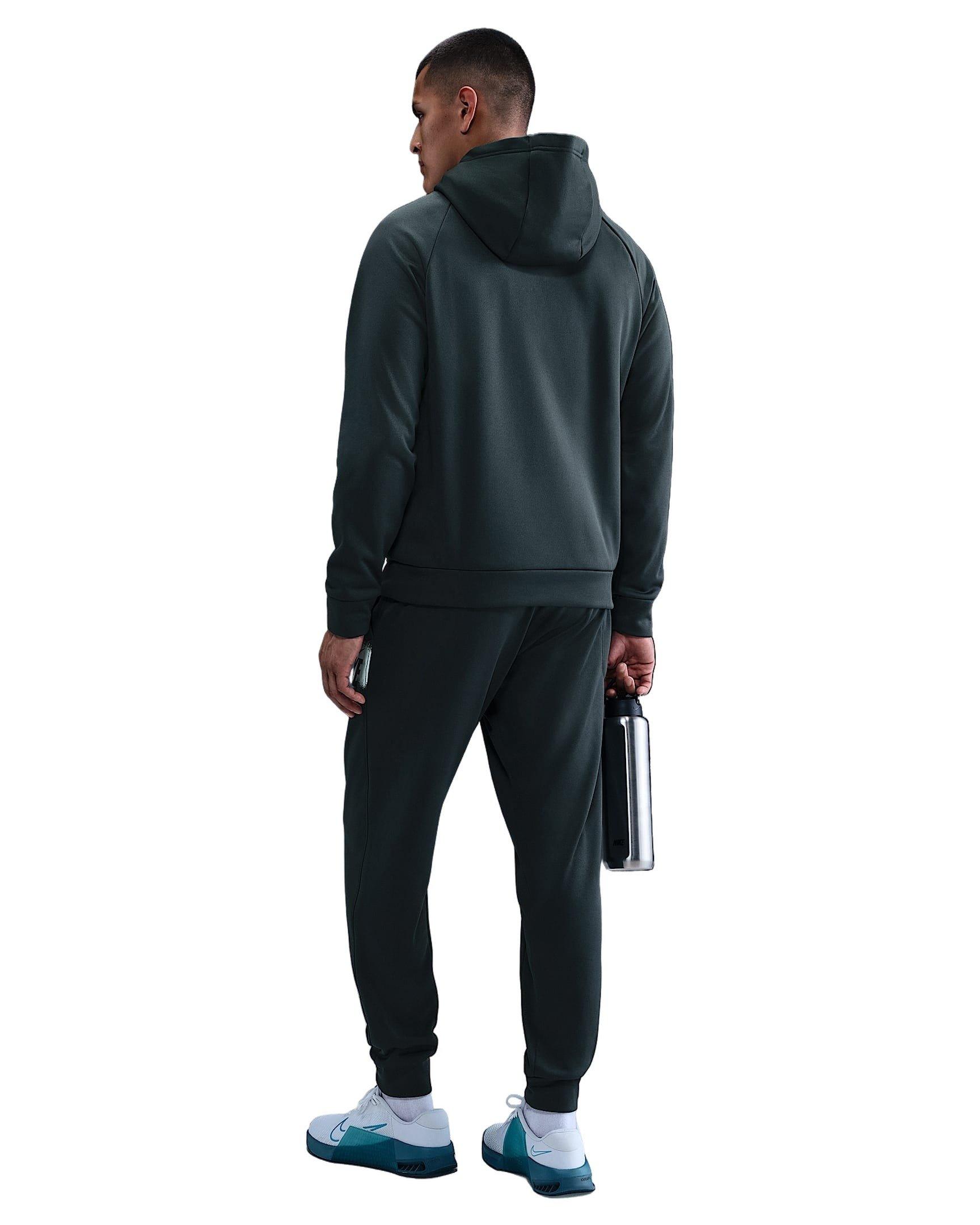 Nike Men's Therma-FIT Fleece Graphic Joggers - SEAWEED GREEN Thumbnail View 5