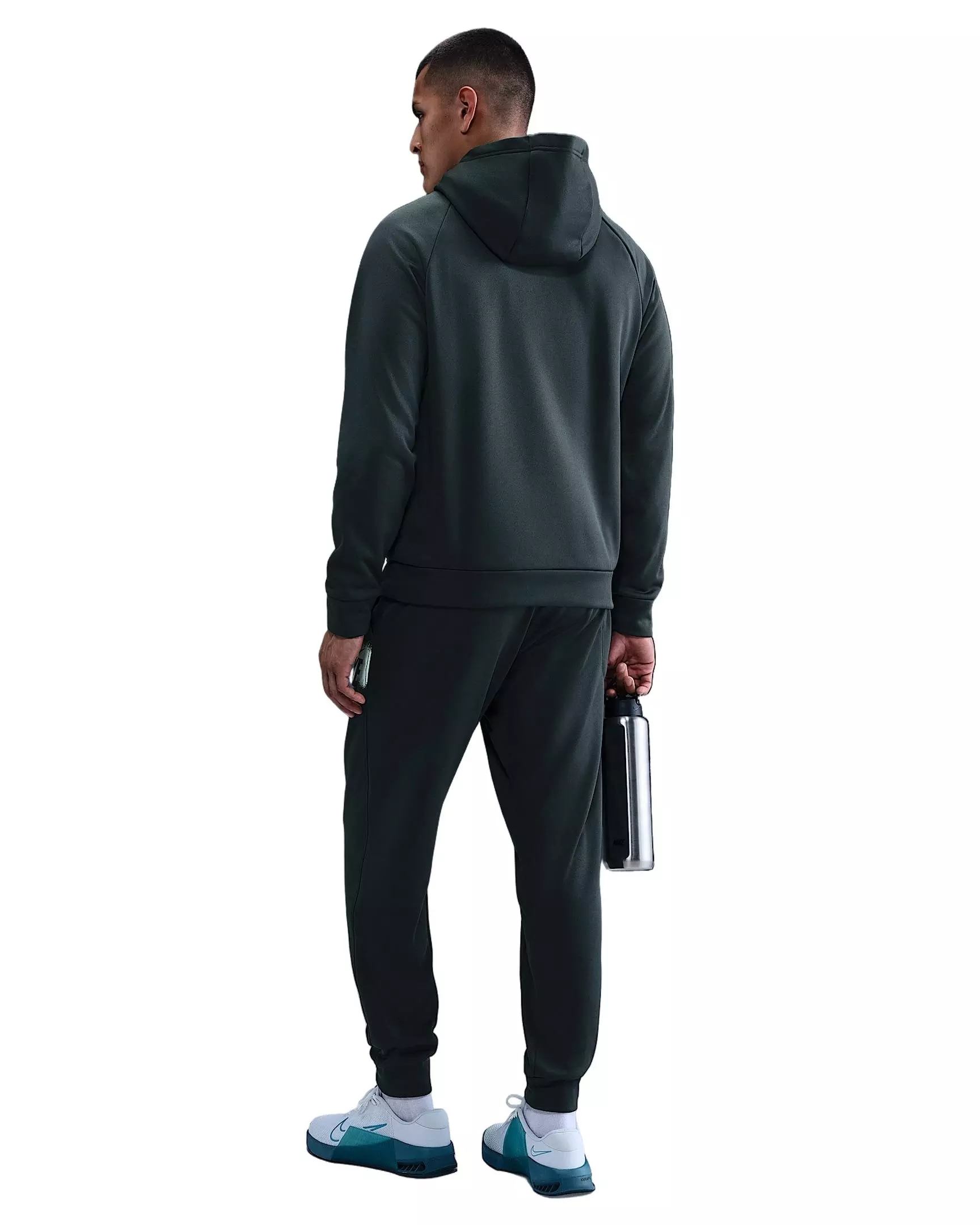 Nike Men's Therma-FIT Fleece Graphic Joggers - SEAWEED GREEN