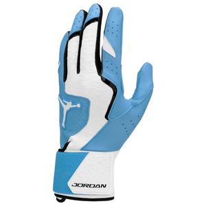 Jordan Legend Long-Cuff Batting Gloves - Carolina Blue/White - CAROLINA BLUE/WHITE