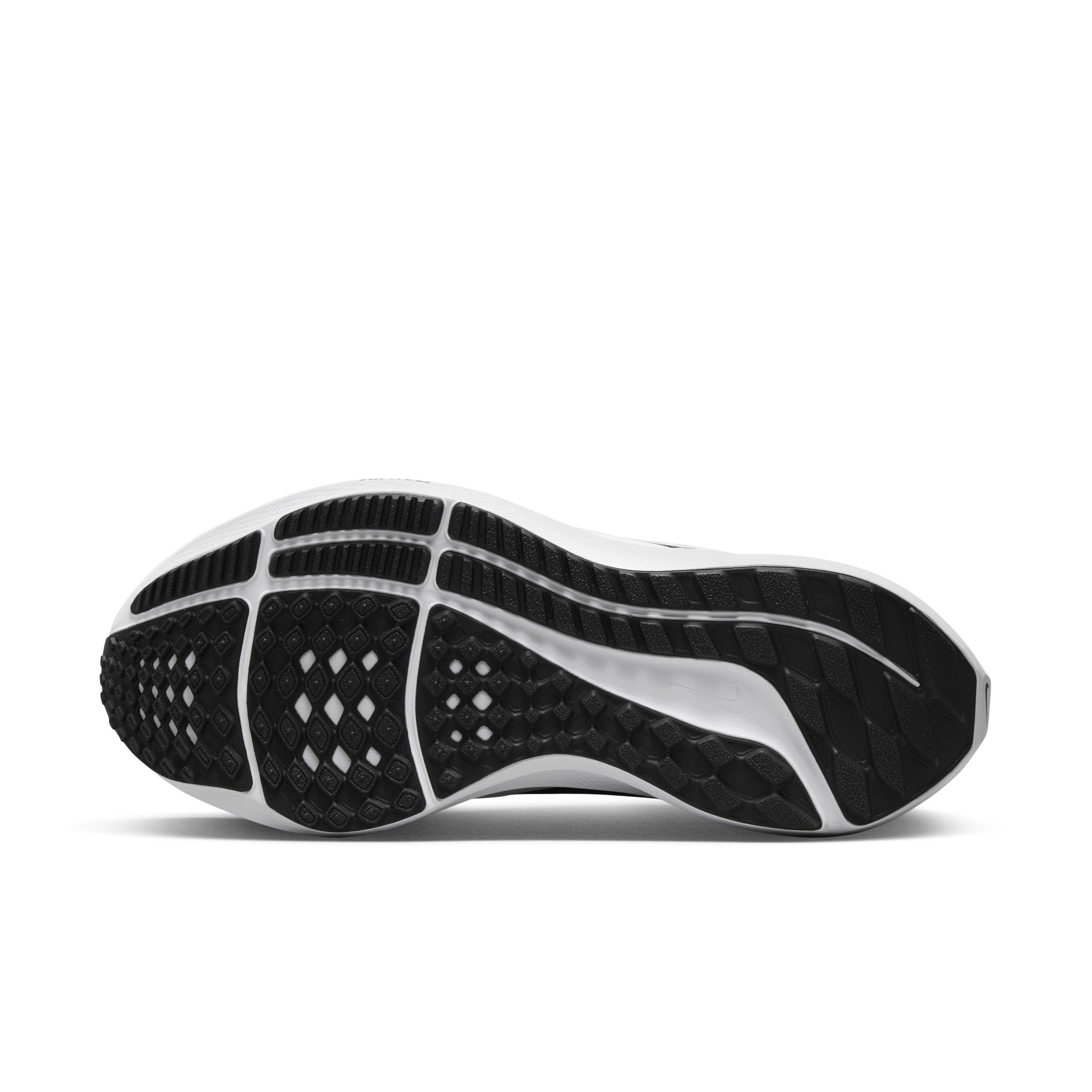 Nike Pegasus 40 "Black/White/Iron Grey" Women's Wide Running Shoe - BLACK/WHITE/GREY Thumbnail View 6