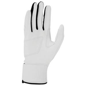 Jordan Legend Long-Cuff Batting Gloves - White/Carolina Blue - WHITE/CAROLINA BLUE