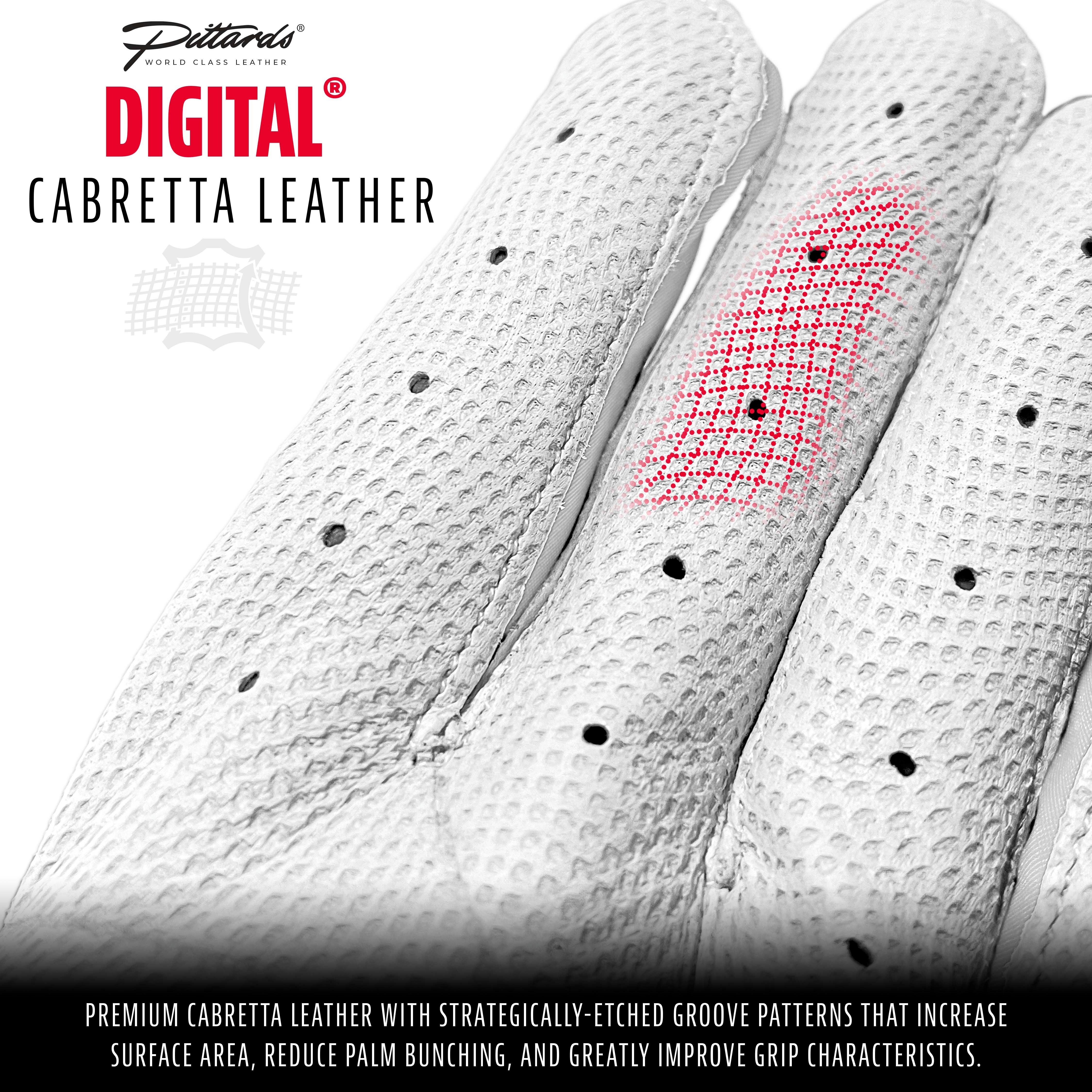 Franklin Sports Adult MLB CFX Pro Series Batting Gloves - Pearl - PEARL Thumbnail View 3