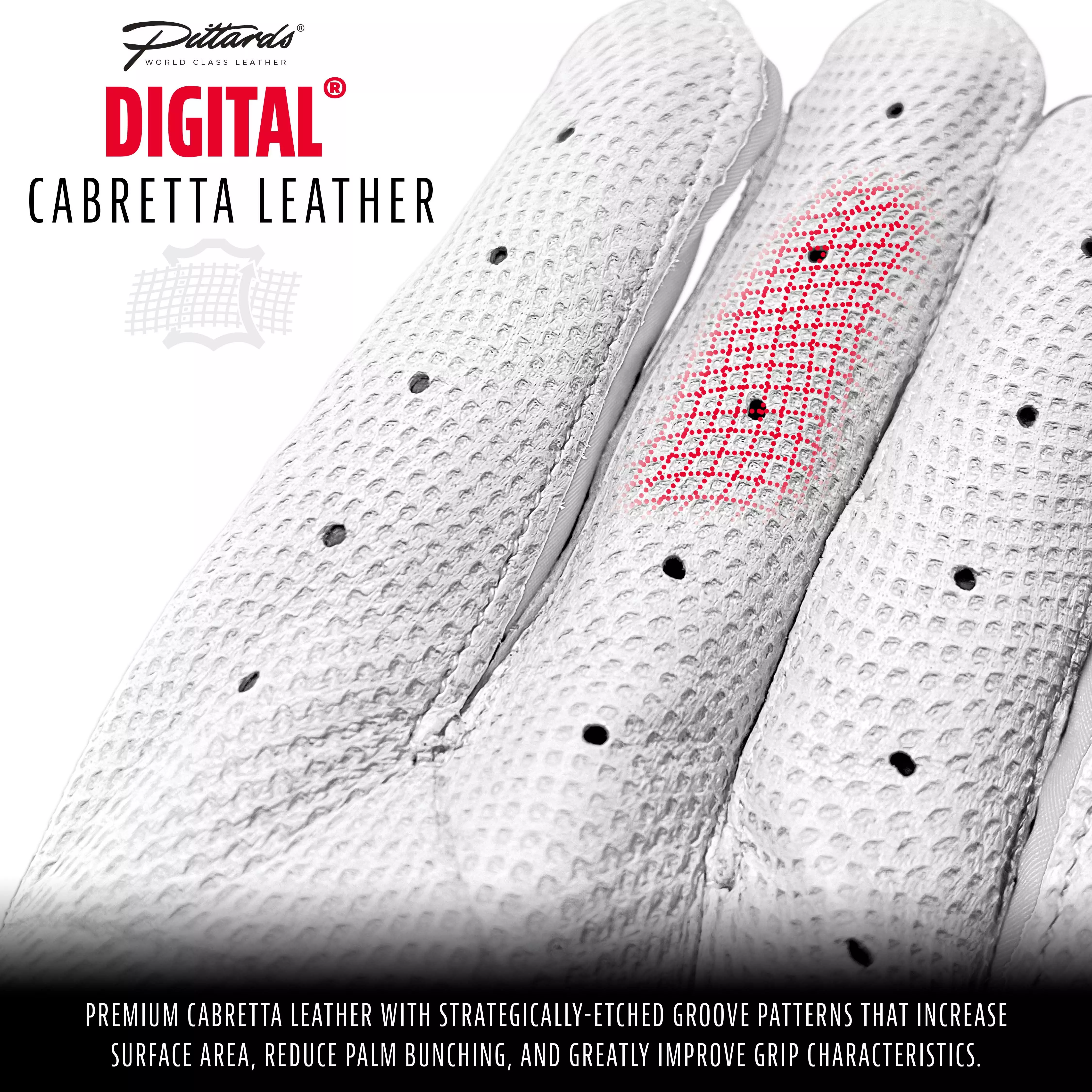 Franklin Sports Adult MLB CFX Pro Series Batting Gloves - Pearl - PEARL