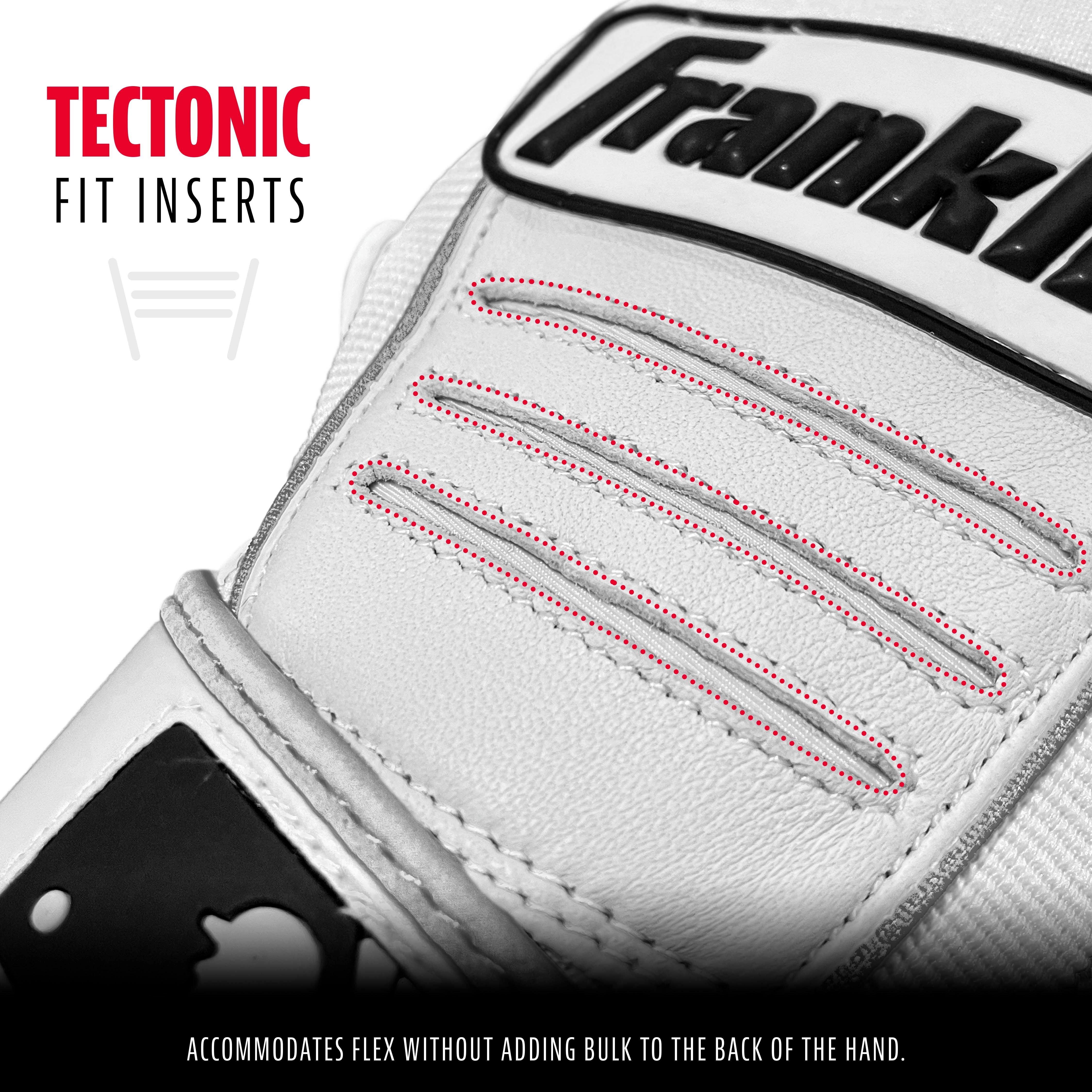 Franklin Sports Adult MLB CFX Pro Series Batting Gloves - Pearl - PEARL Thumbnail View 4