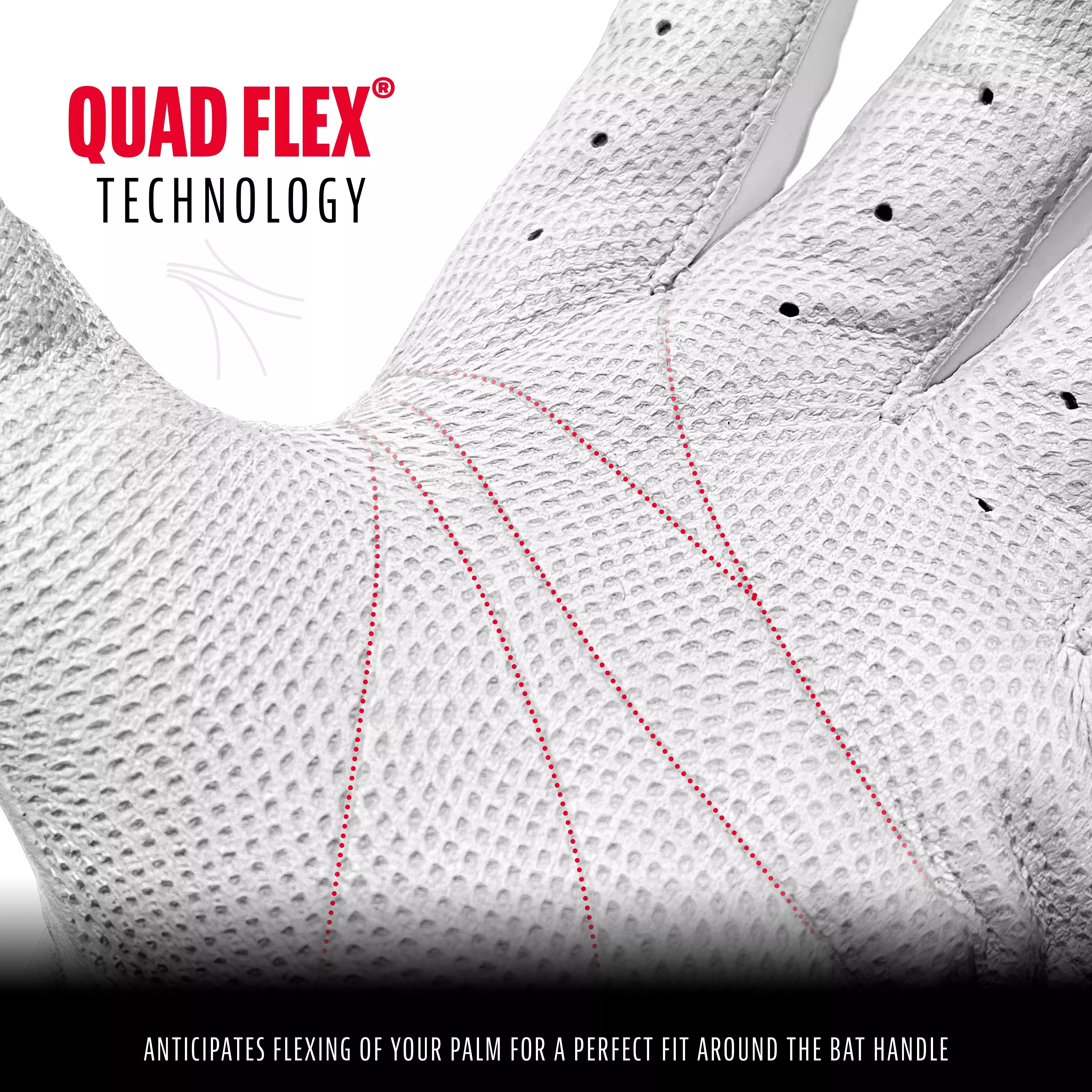 Franklin Sports Adult MLB CFX Pro Series Batting Gloves - Pearl - PEARL