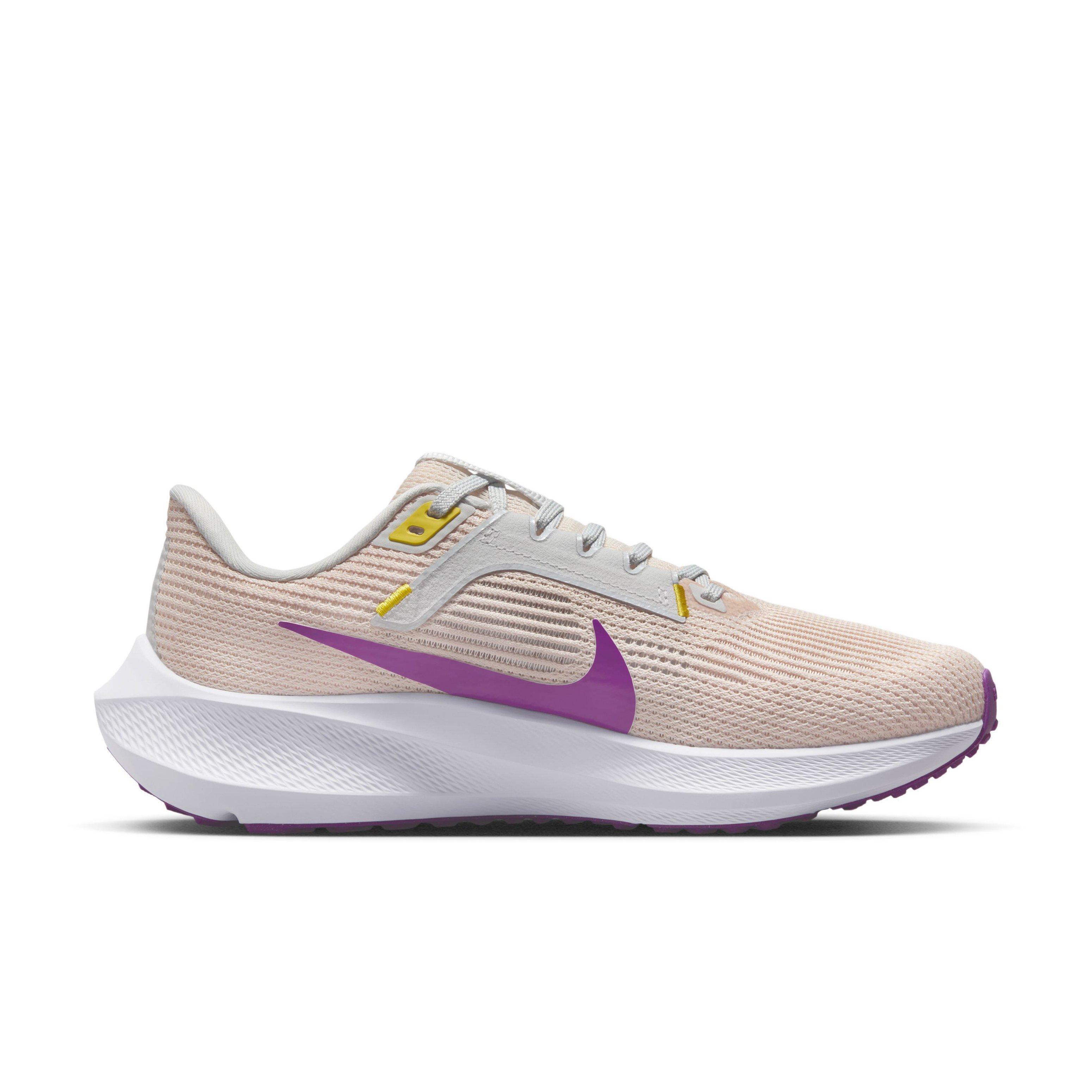 Nike Pegasus 40 "Guava Ice/Vivid Purple/Amber Brown" Women's Wide Running Shoe - GUAVA/PURPLE/BROWN Thumbnail View 1
