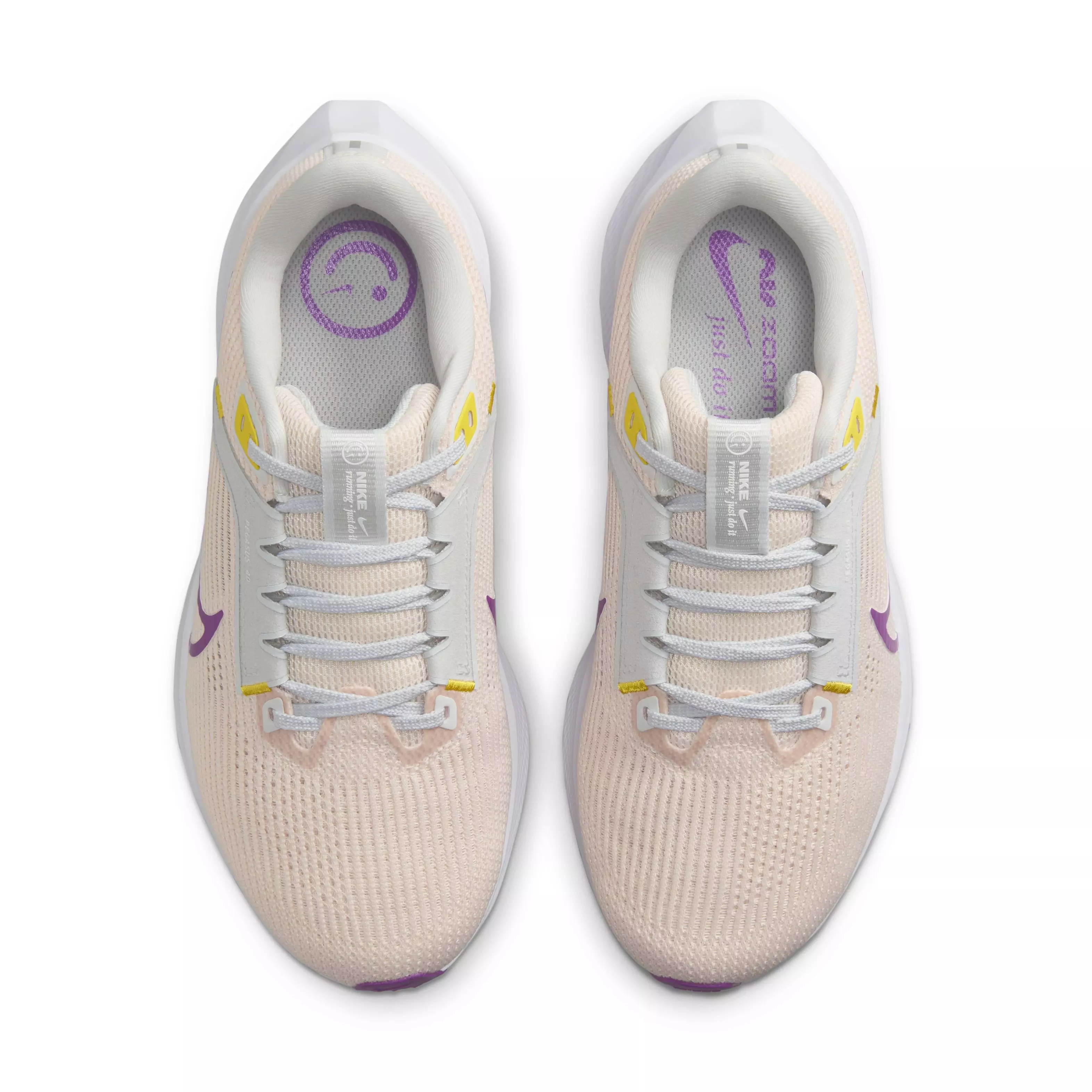 Nike Pegasus 40 "Guava Ice/Vivid Purple/Amber Brown" Women's Wide Running Shoe - GUAVA/PURPLE/BROWN