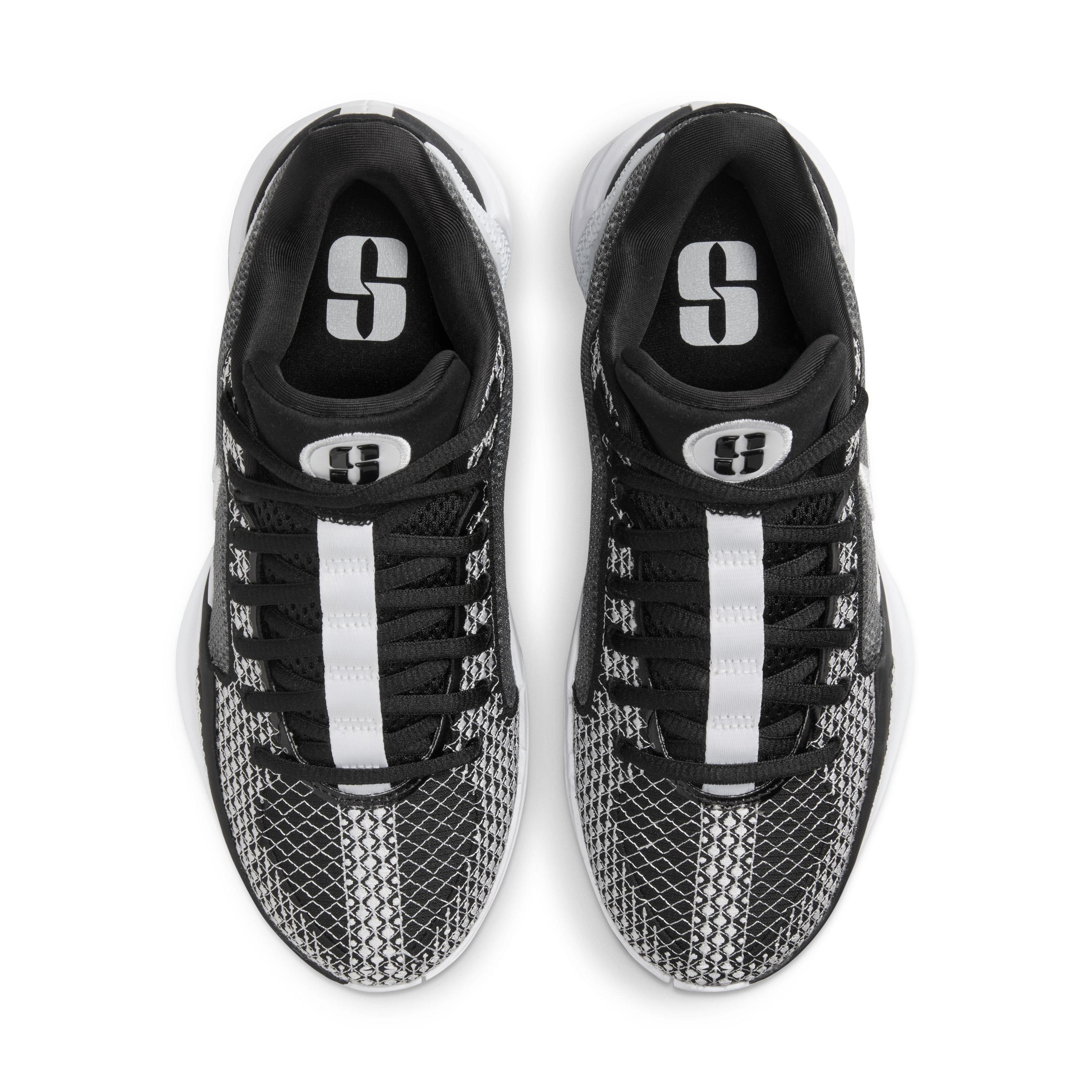 Nike Sabrina 1(TEAM)"Black/White" Women's Basketball Shoe - BLACK/WHITE Thumbnail View 4
