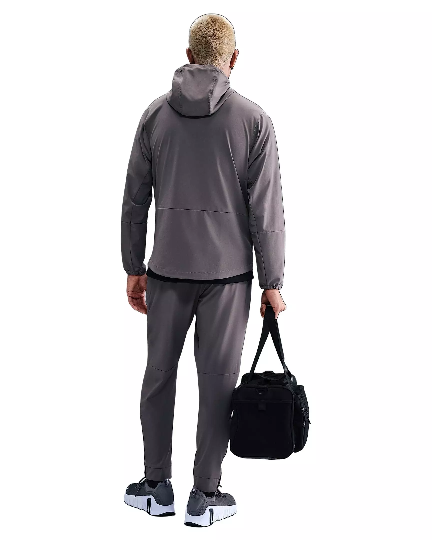 Nike Men's Unlimited Dri-FIT Zippered Cuff Versatile Pants -Stone Grey - STONE GREY