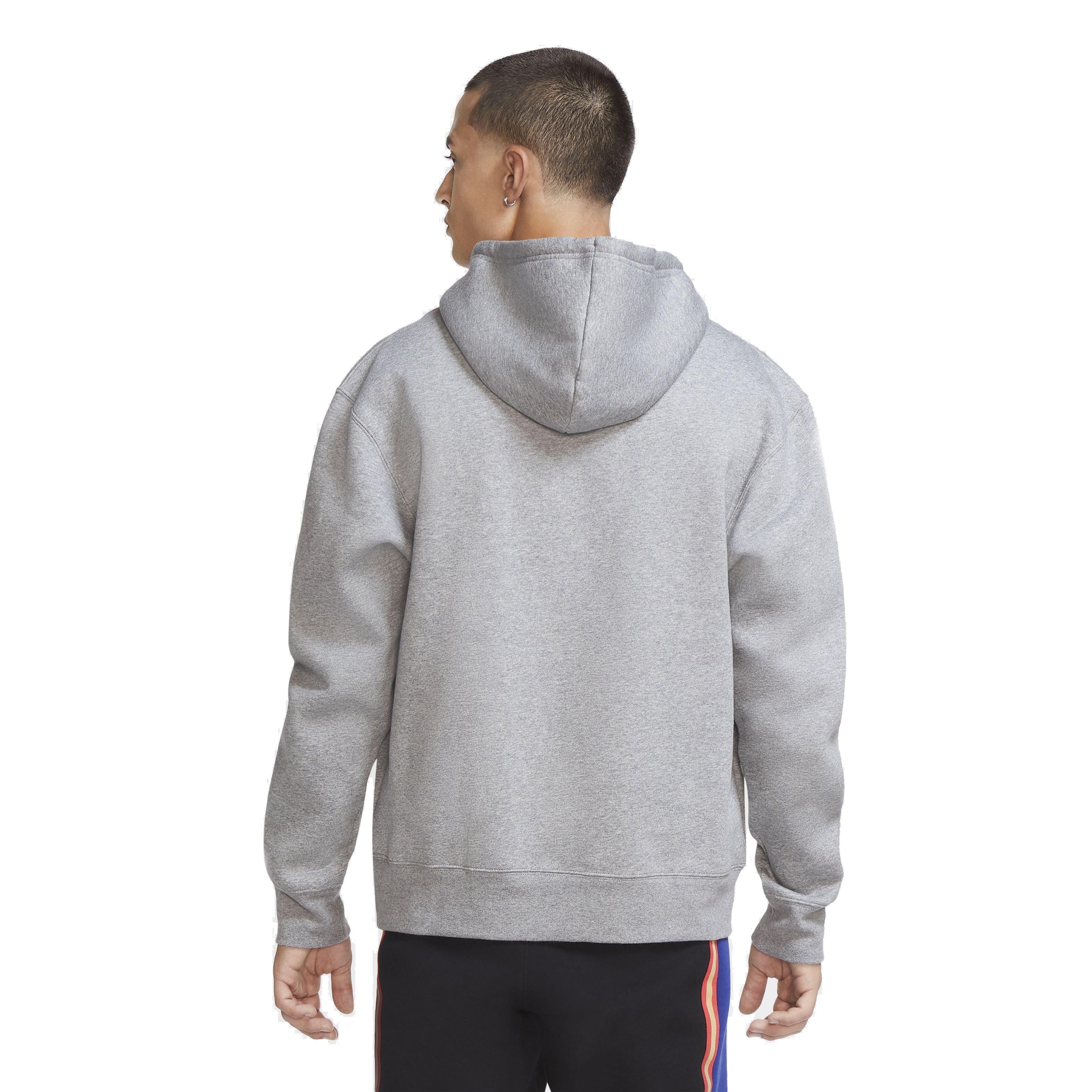 Jordan Sport DNA Men's Fleece Pullover Hoodie - BLACK/WHITE/GREY Thumbnail View 2