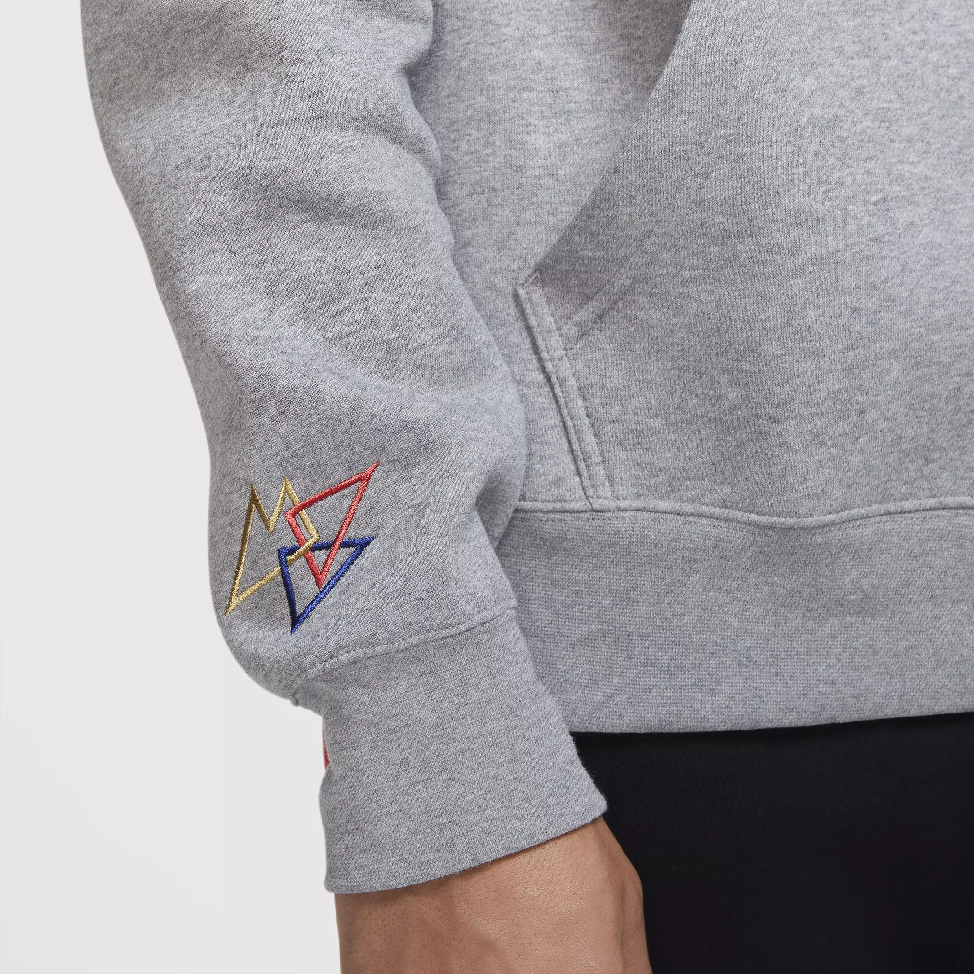 Jordan Sport DNA Men's Fleece Pullover Hoodie - BLACK/WHITE/GREY