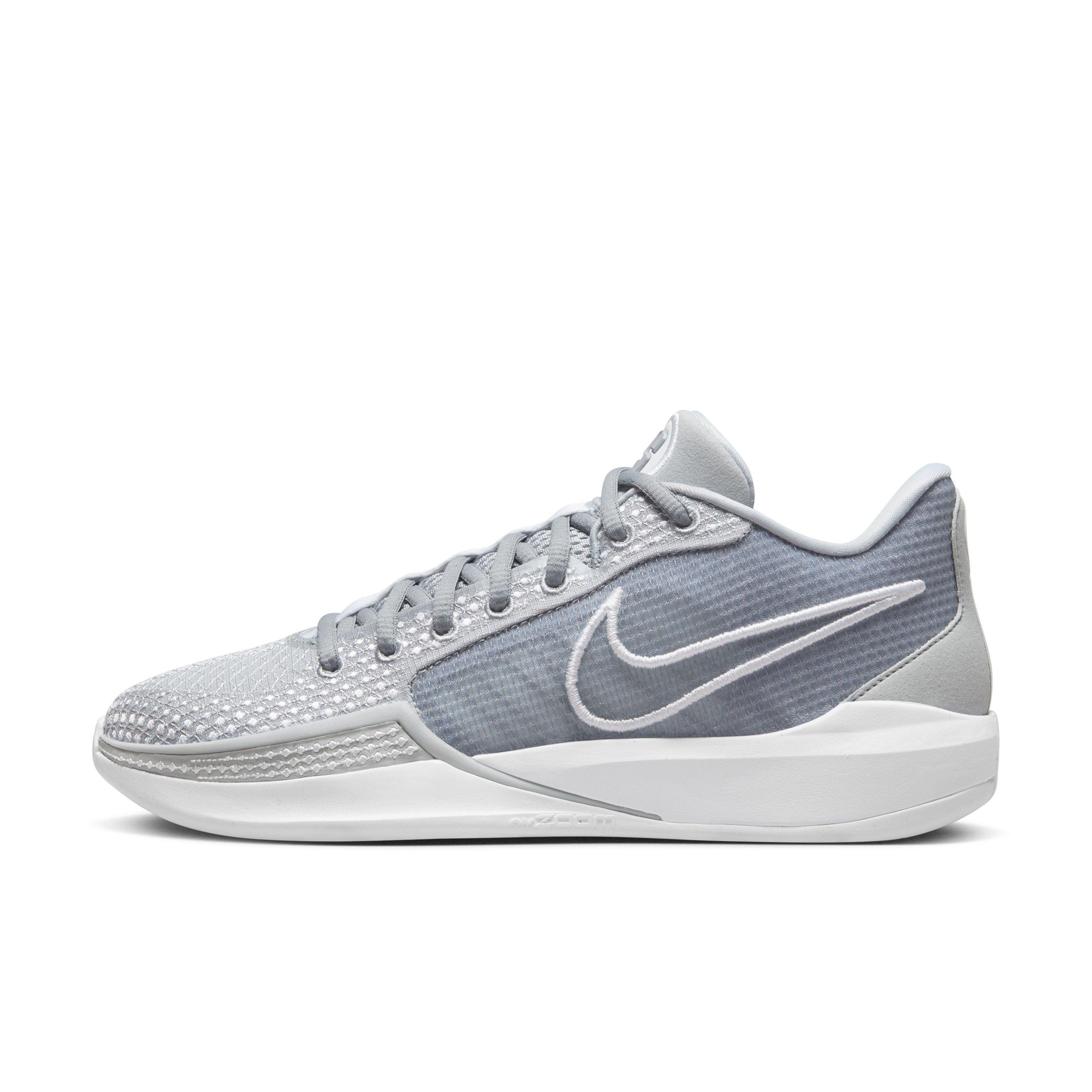 Nike Sabrina 1 (TEAM) "Wolf Grey/White" Women's Basketball Shoe - GREY/WHITE Thumbnail View 2