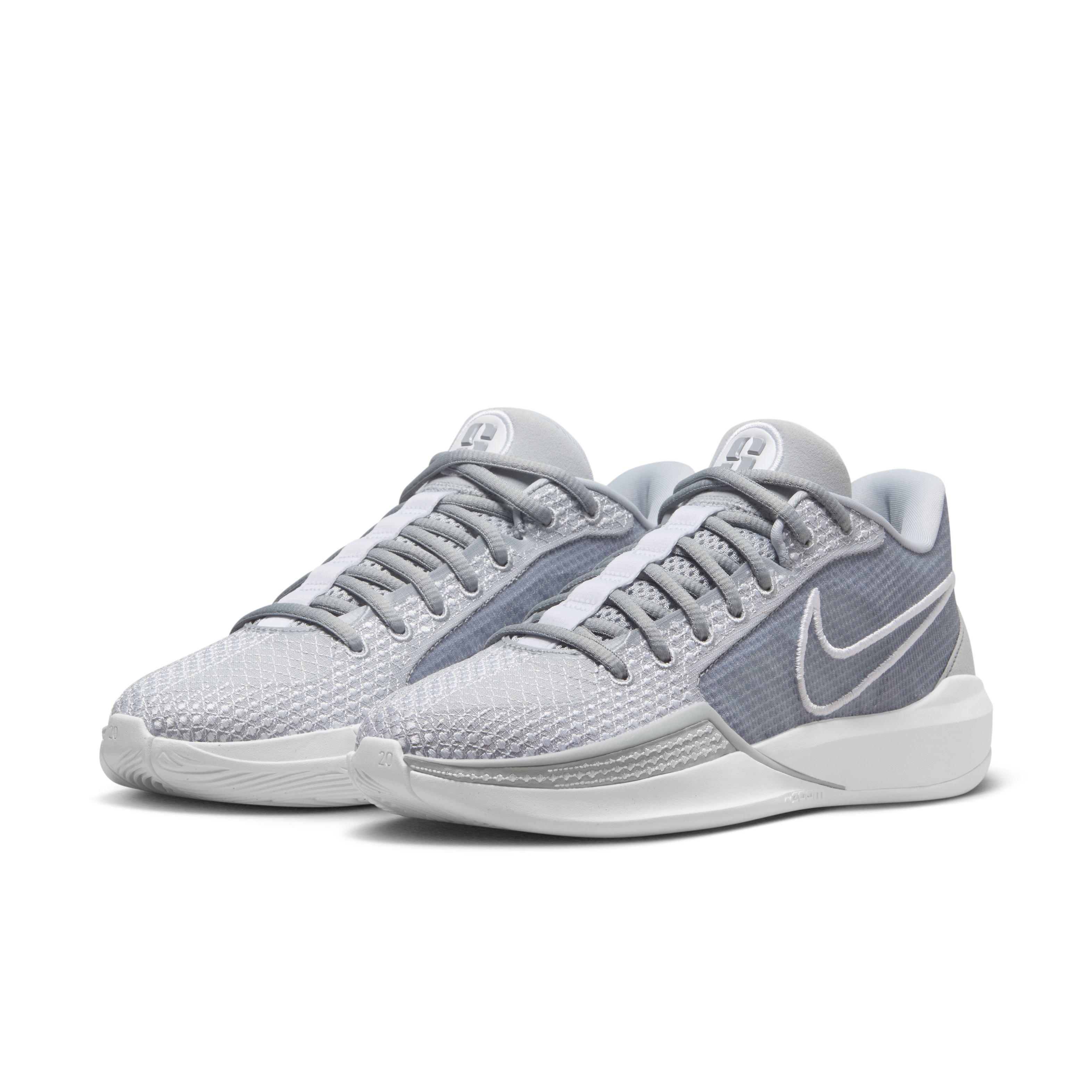 Nike Sabrina 1 (TEAM) "Wolf Grey/White" Women's Basketball Shoe - GREY/WHITE Thumbnail View 3