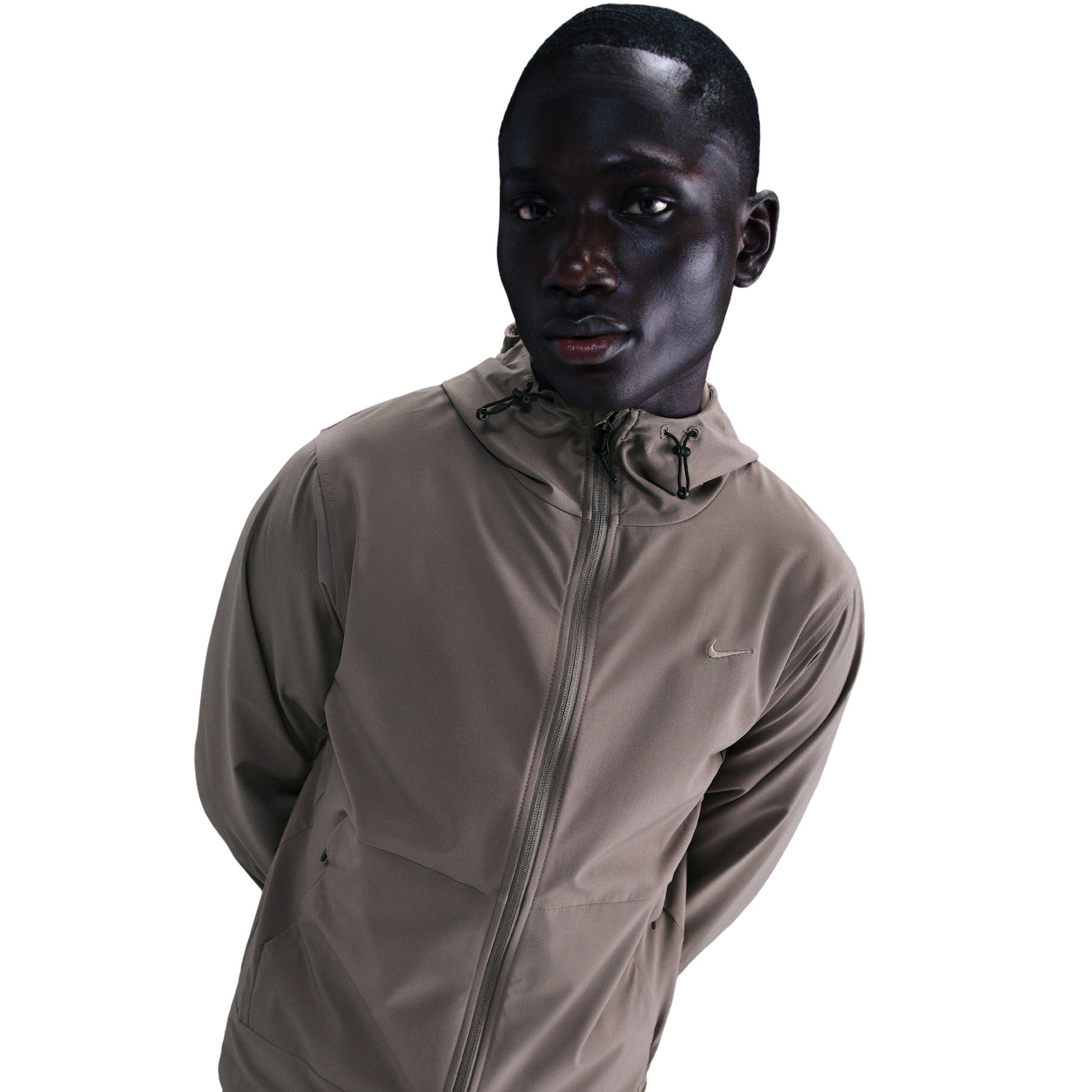 Nike Men's Unlimited Repel Hooded Versatile Jacket -Stone Grey - GREY Thumbnail View 1