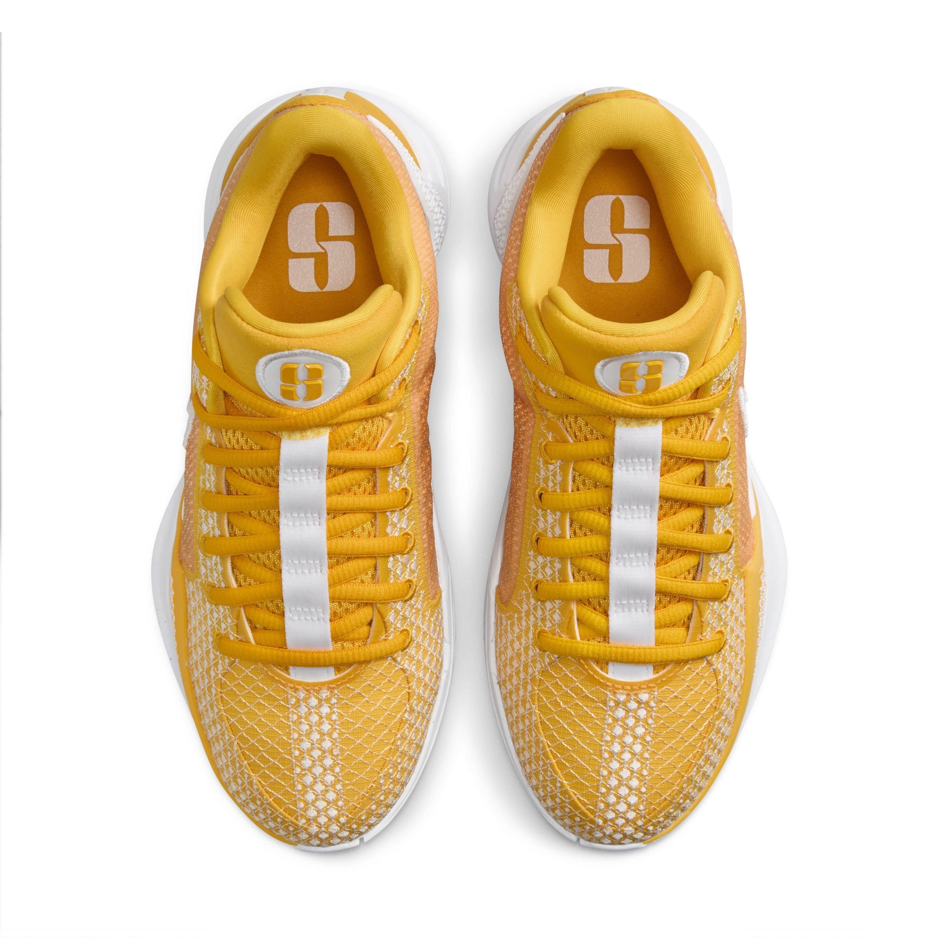 Nike Sabrina 1 (TEAM) "University Gold/White" Women's Basketball Shoe - UNIVERSITY GOLD/WHITE Thumbnail View 4
