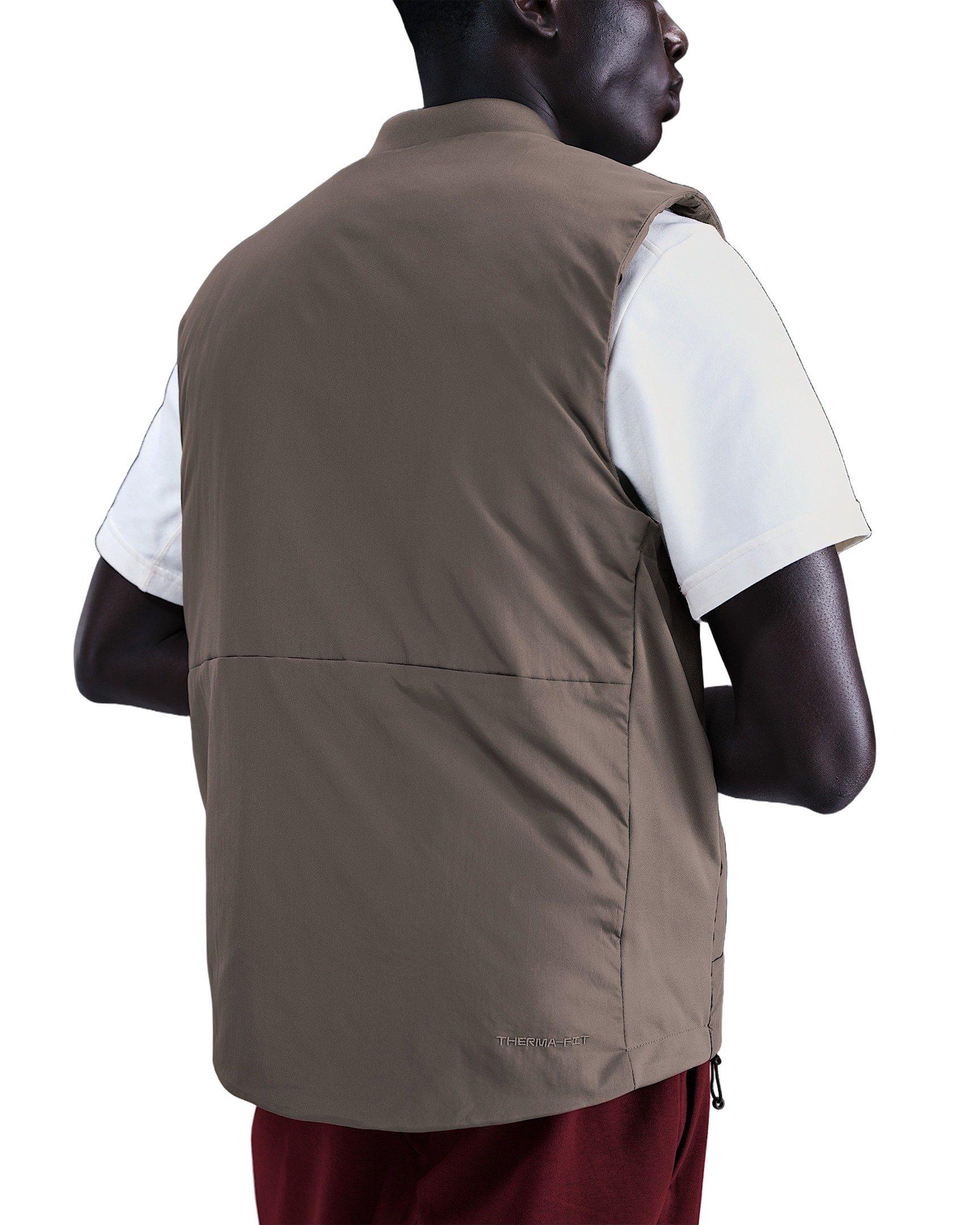 Nike Men's Therma-FIT Unlimited Synthetic Filled Training Vest - STONE Thumbnail View 2