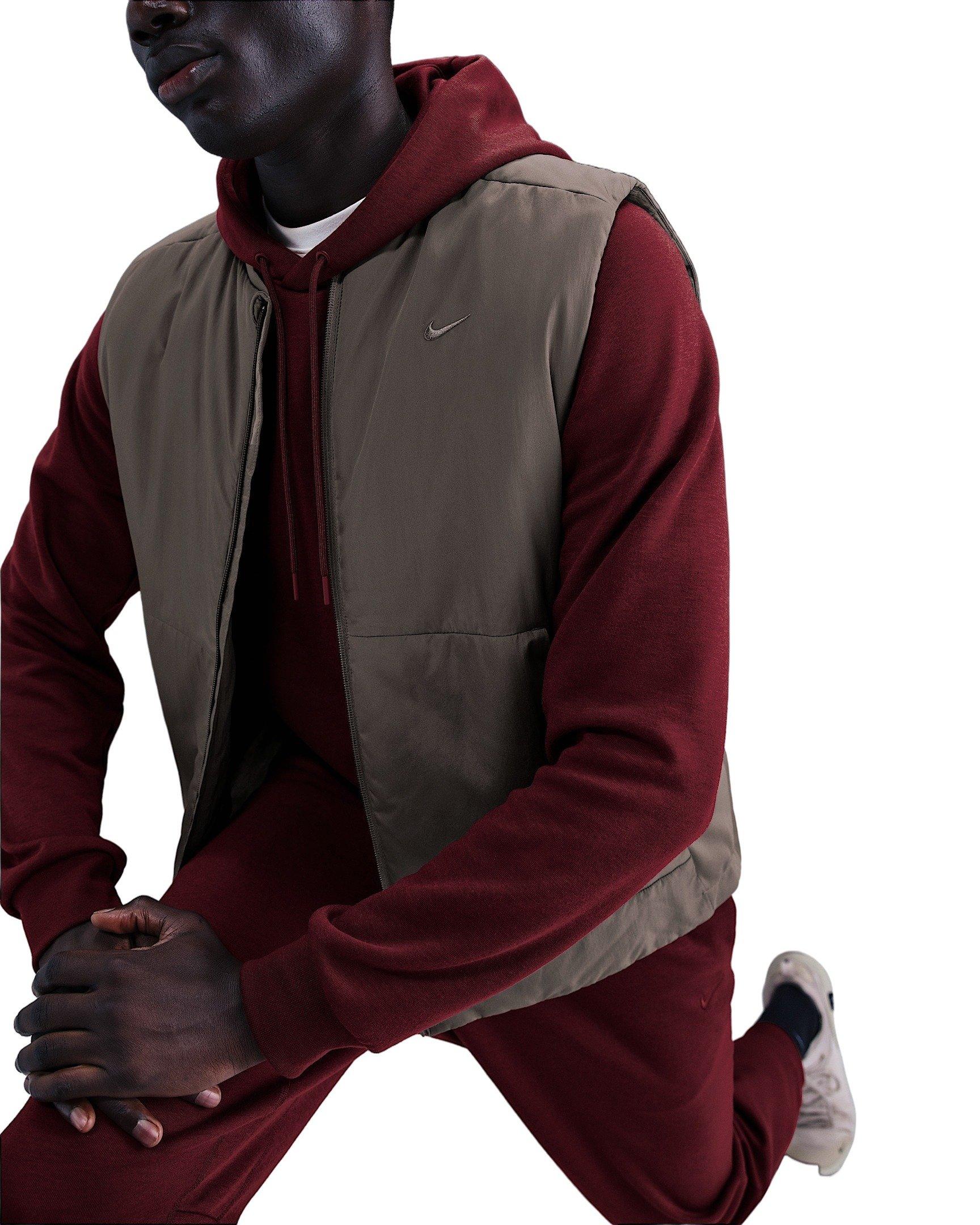 Nike Men's Therma-FIT Unlimited Synthetic Filled Training Vest - STONE Thumbnail View 3