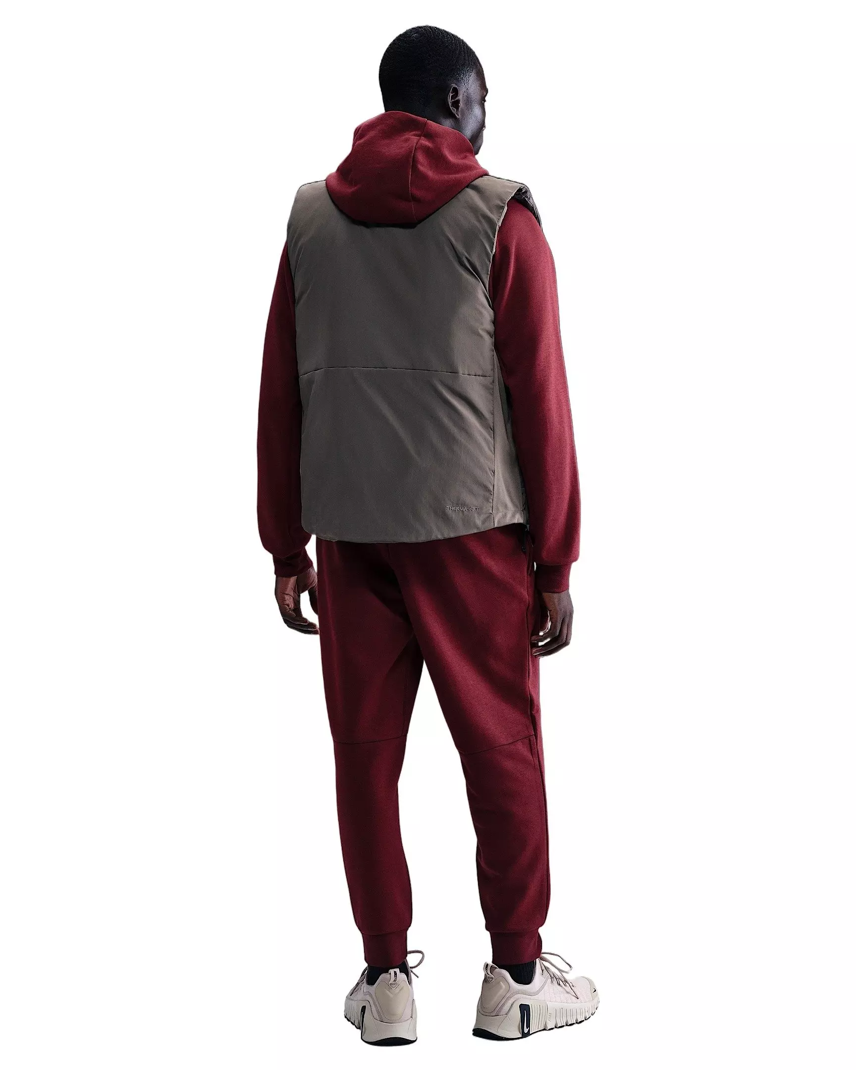 Nike Men's Therma-FIT Unlimited Synthetic Filled Training Vest - STONE