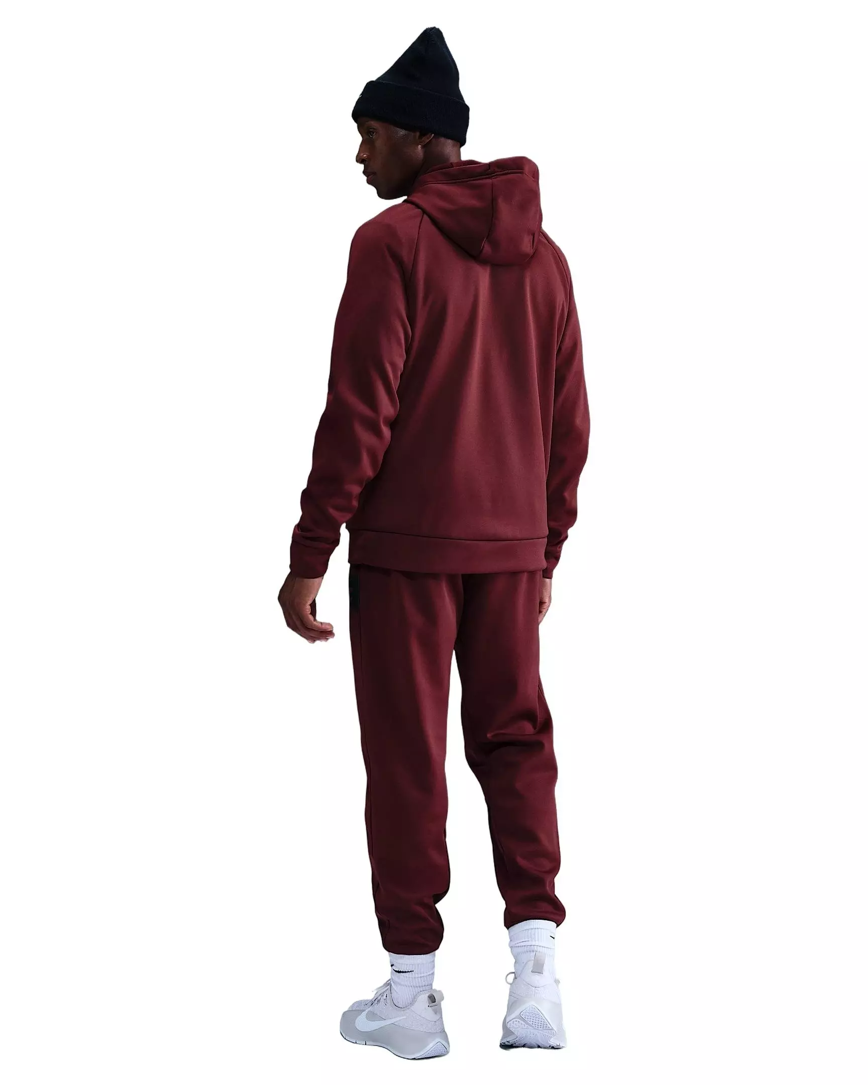 Nike Men's Therma-IT Fleece Graphic Pullover Hoodie - DK RED