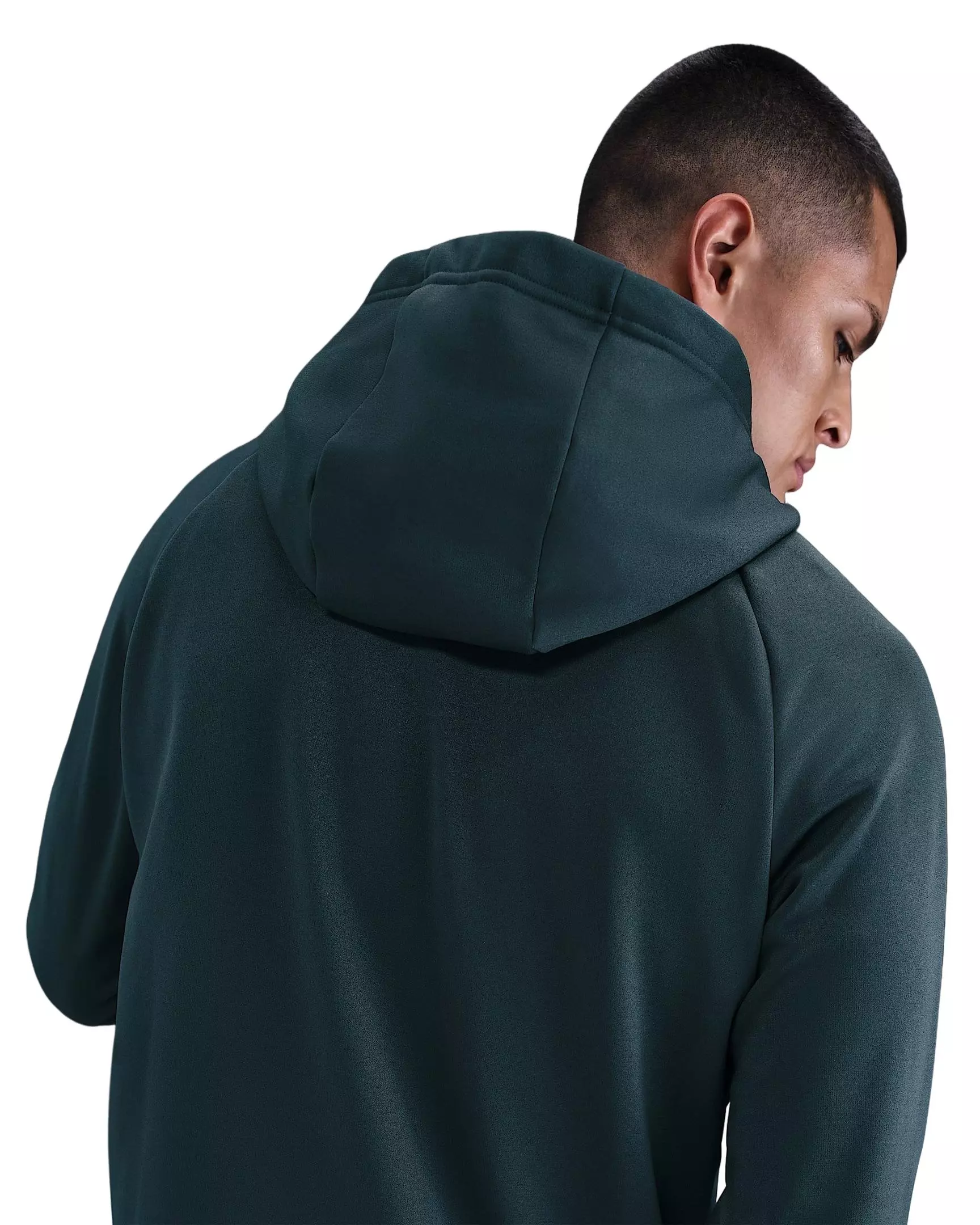 Nike Men's Therma-IT Fleece Graphic Pullover Hoodie - SEAWEED GREEN