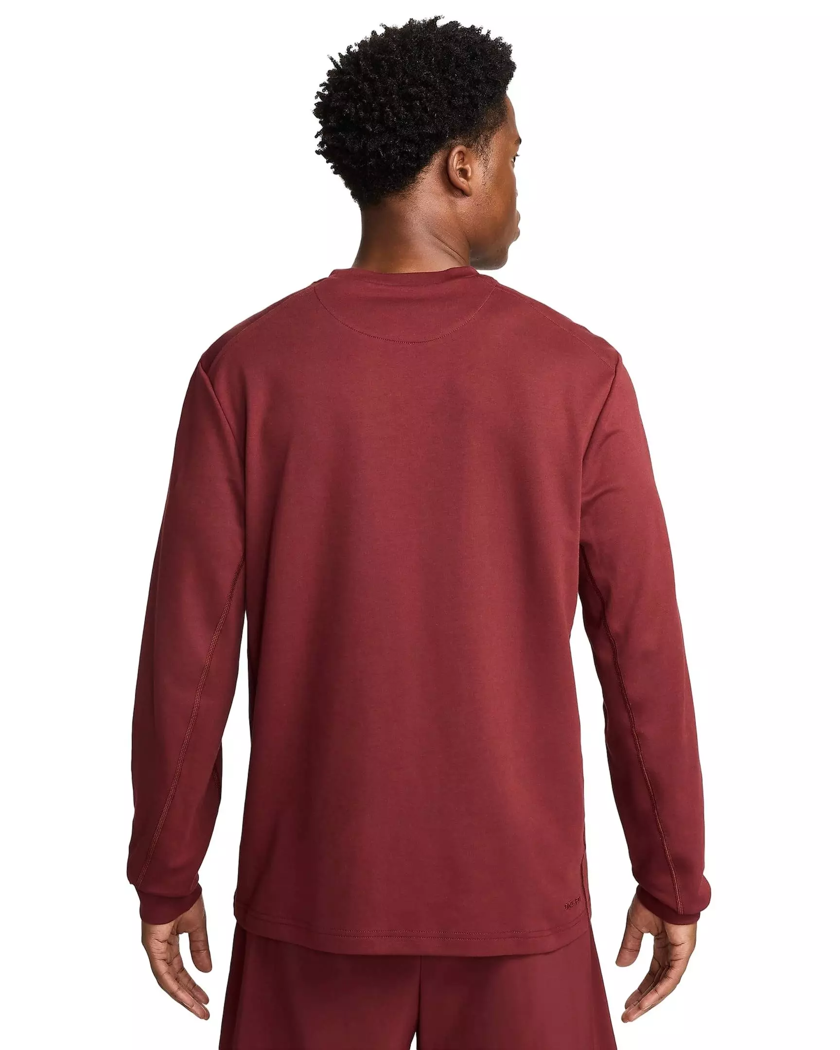 Nike Men's Primary Dri-FIT Long-Sleeve Versatile Top - DK RED