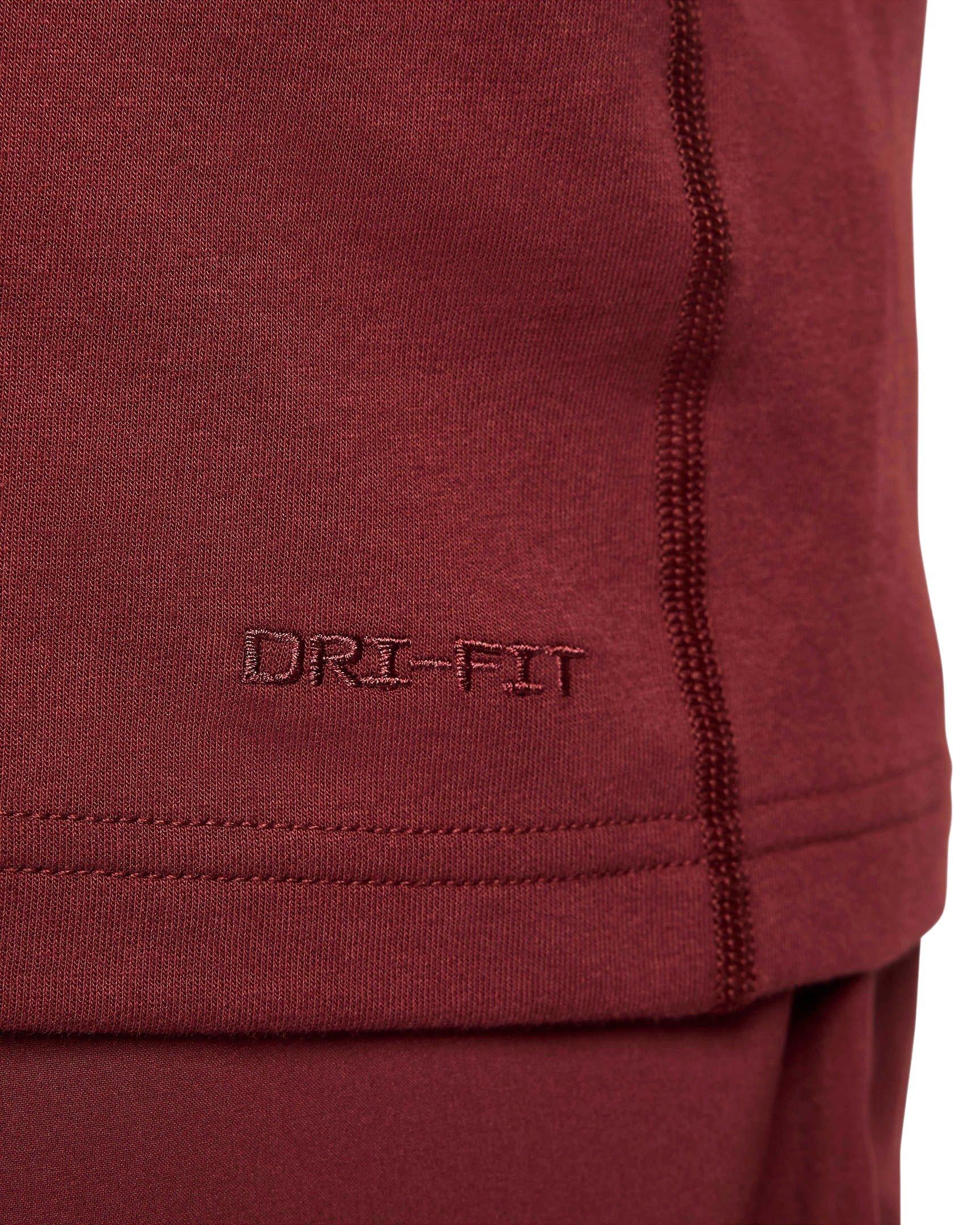 Nike Men's Primary Dri-FIT Long-Sleeve Versatile Top - DK RED Thumbnail View 5