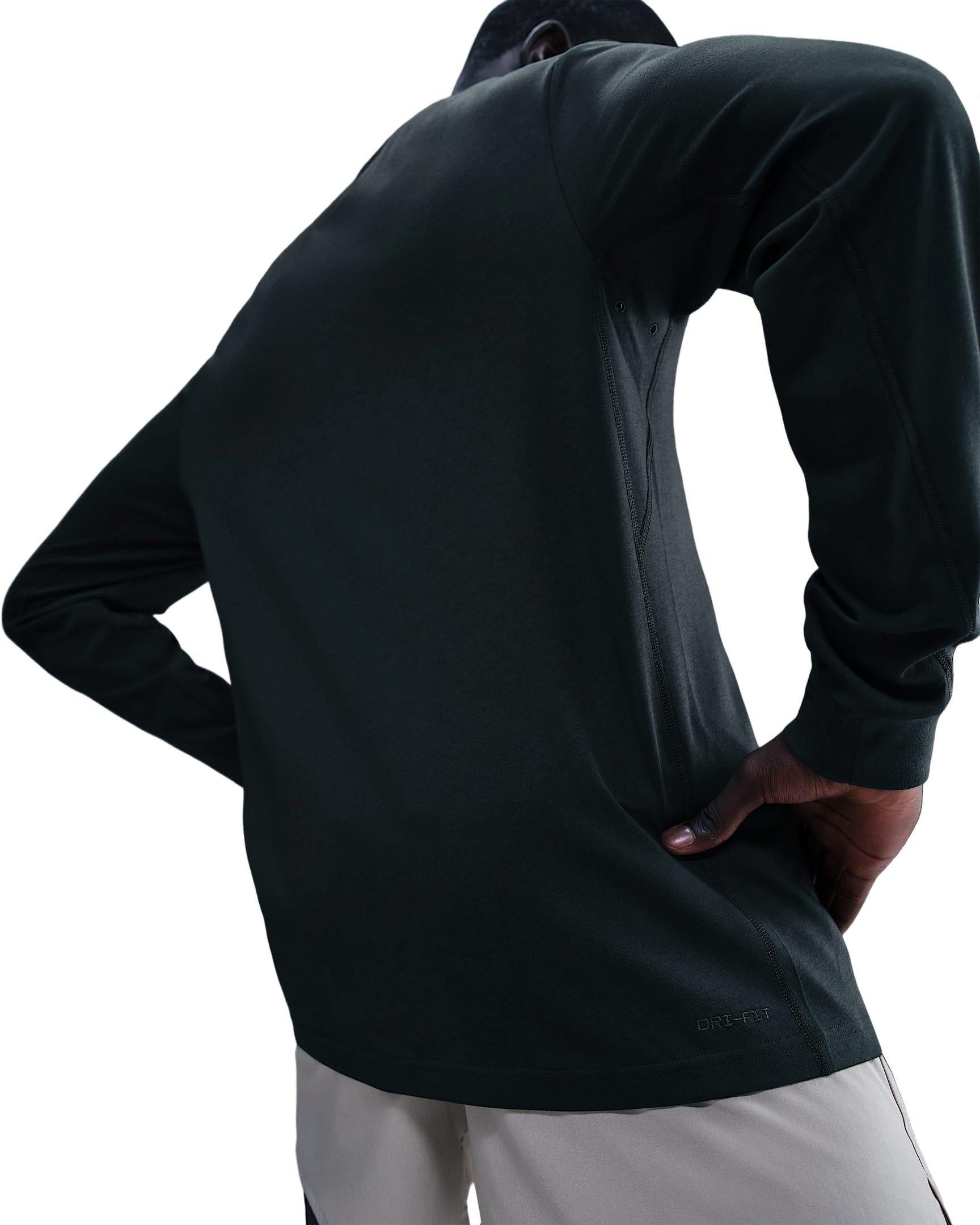 Nike Men's Primary Dri-FIT Long-Sleeve Versatile Top - SEAWEED GREEN Thumbnail View 2