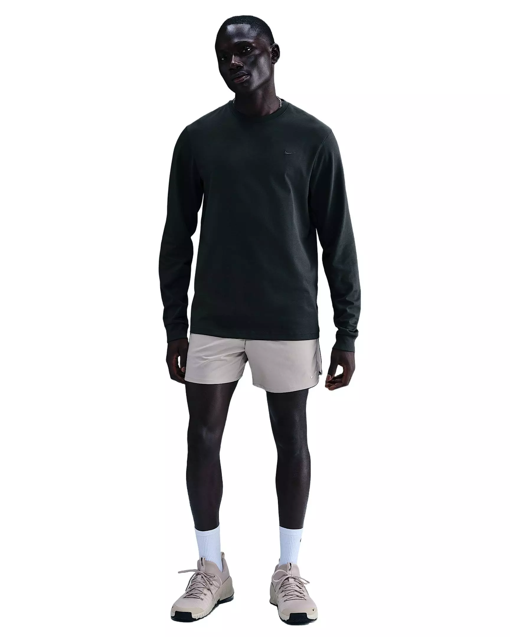 Nike Men's Primary Dri-FIT Long-Sleeve Versatile Top - SEAWEED GREEN